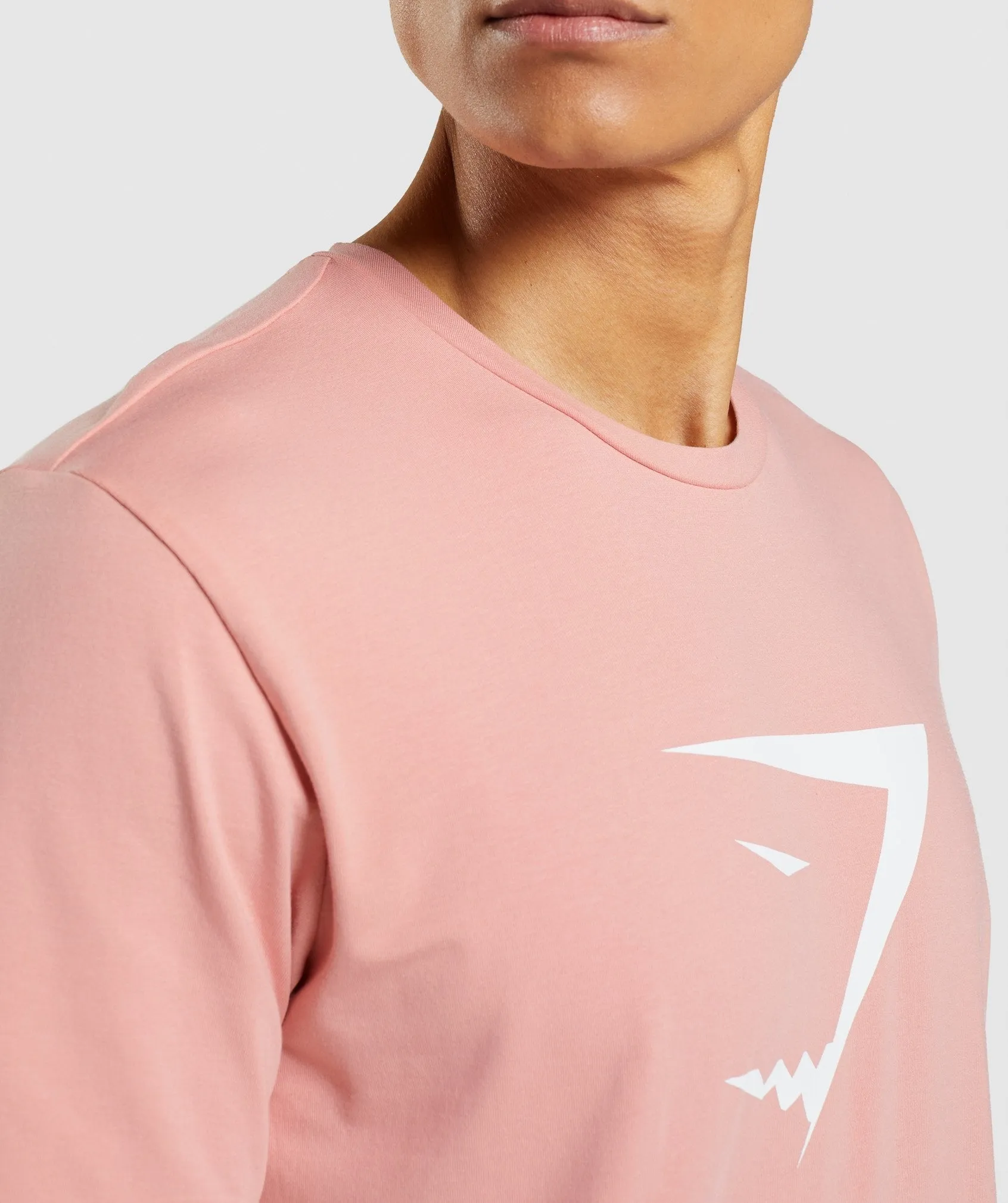 Gymshark Sharkhead Infill T-Shirt - Pink sold by Gymshark product image thumbnail 5