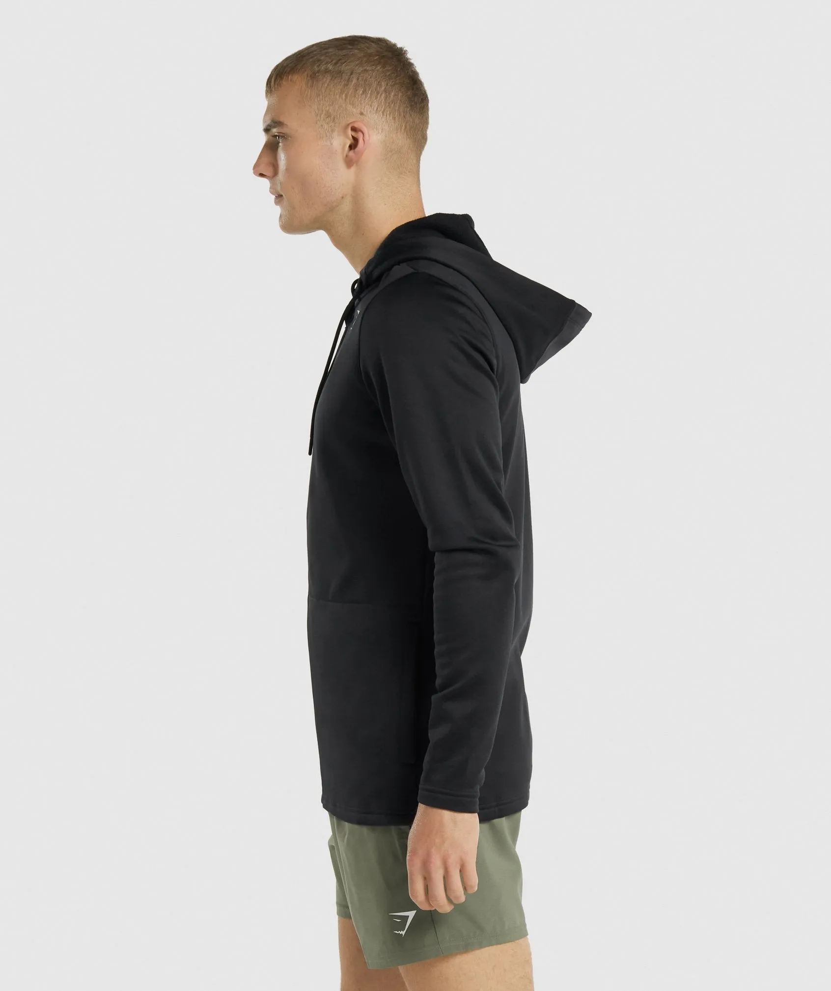 Gymshark Arrival Zip Up Hoodie - Black sold by Gymshark product image thumbnail 3