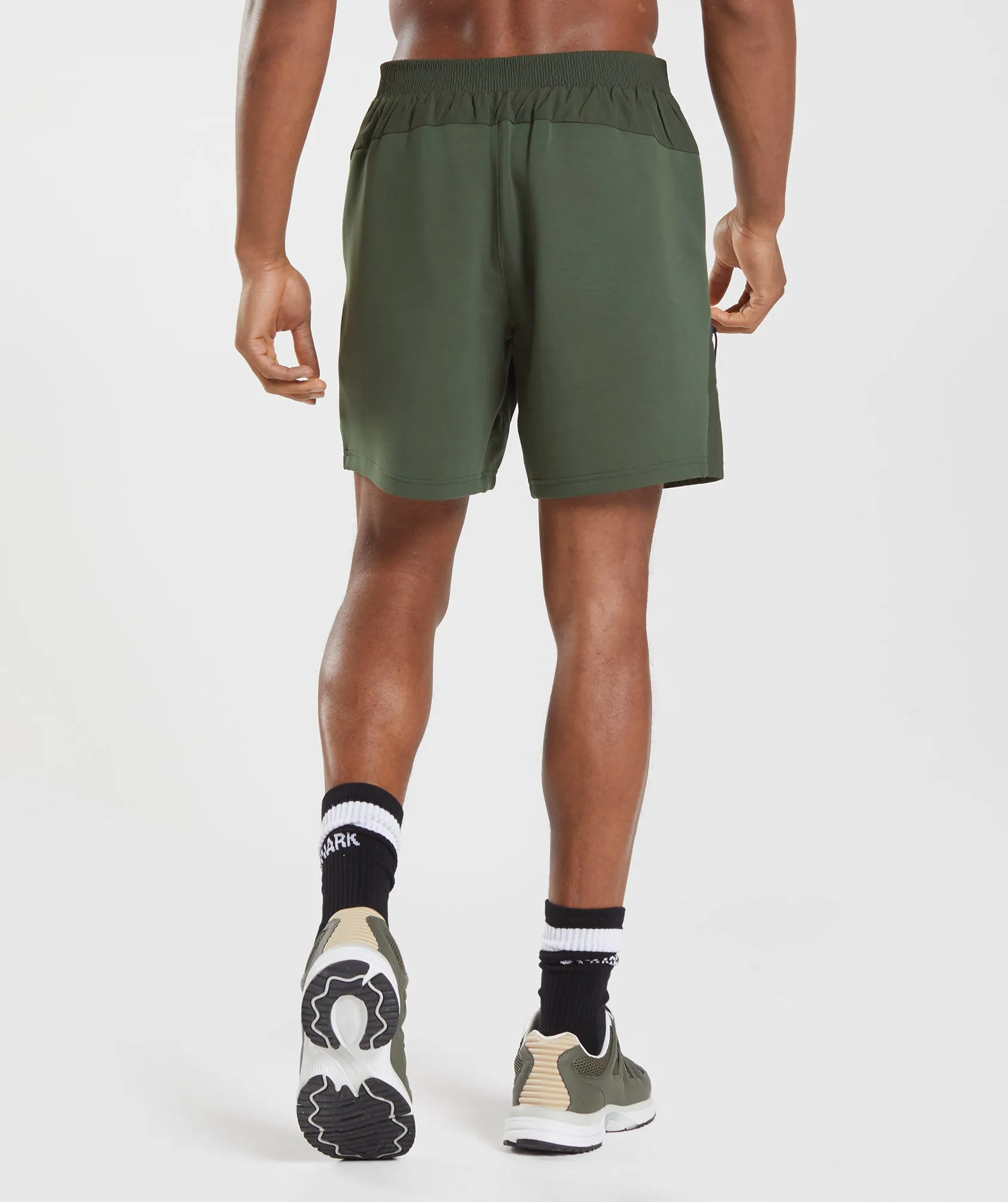 Gymshark Retake Woven 7" Shorts - Moss Olive sold by Gymshark product image thumbnail 2