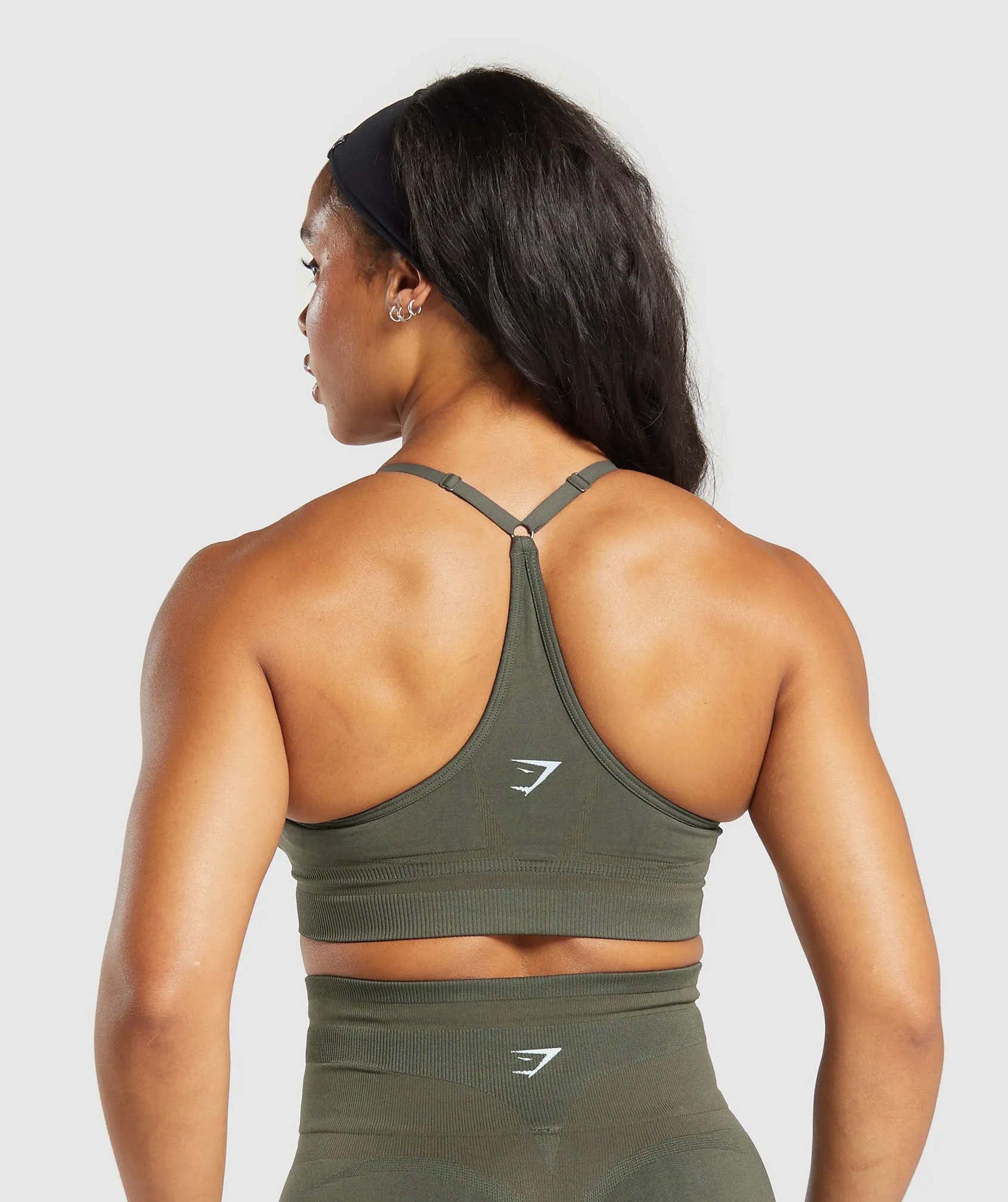 Gymshark Boost Bra - Strength Green/Weighted Green sold by Gymshark product image thumbnail 2