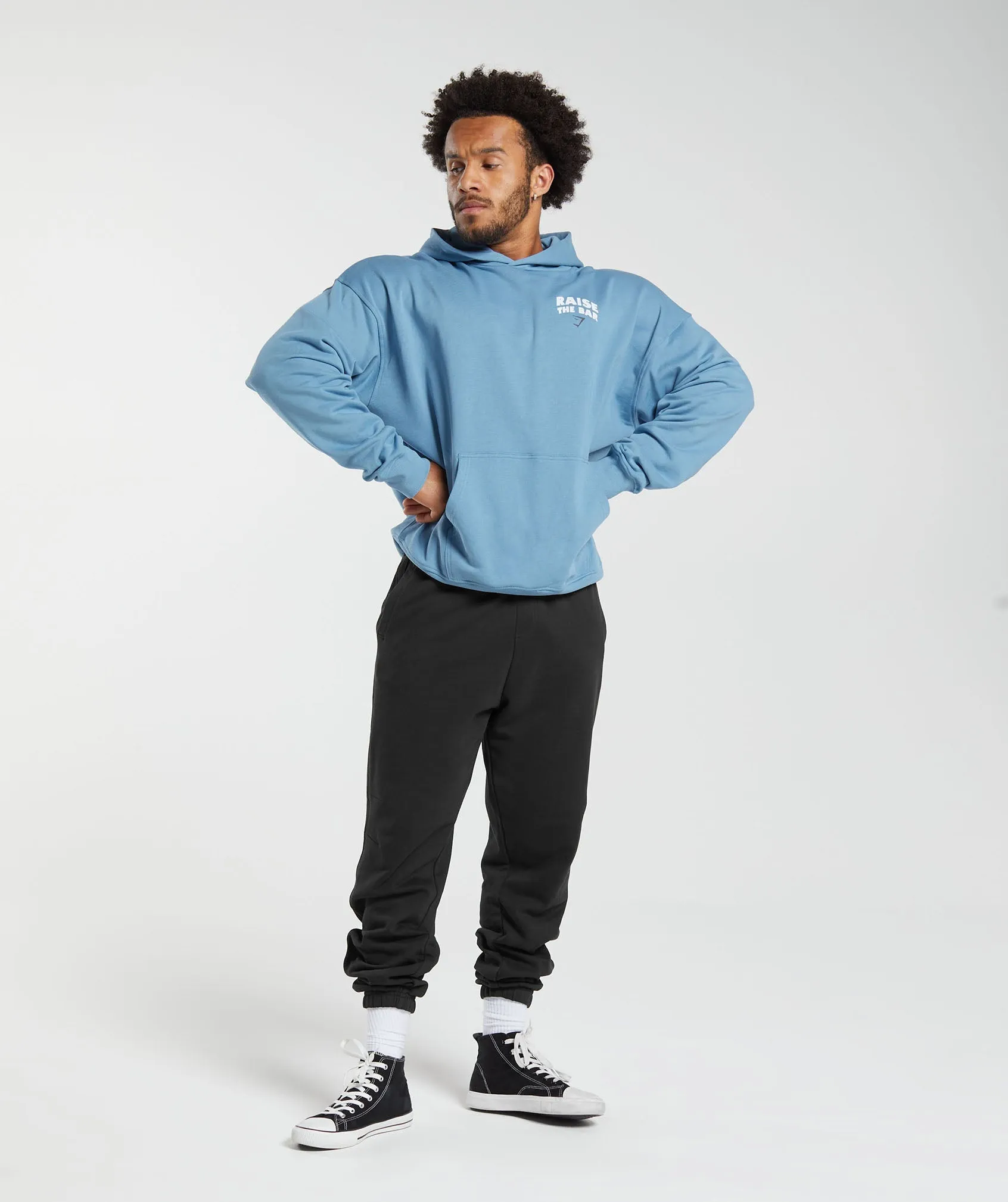 Gymshark Raise the Bar Hoodie - Dusk Blue sold by Gymshark product image thumbnail 4