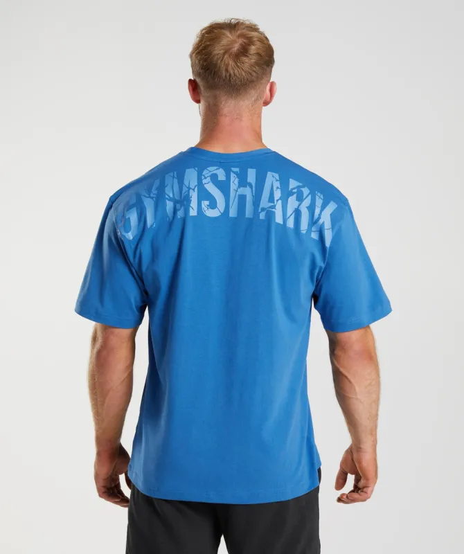 Gymshark Power T-Shirt - Lakeside Blue made by Gymshark