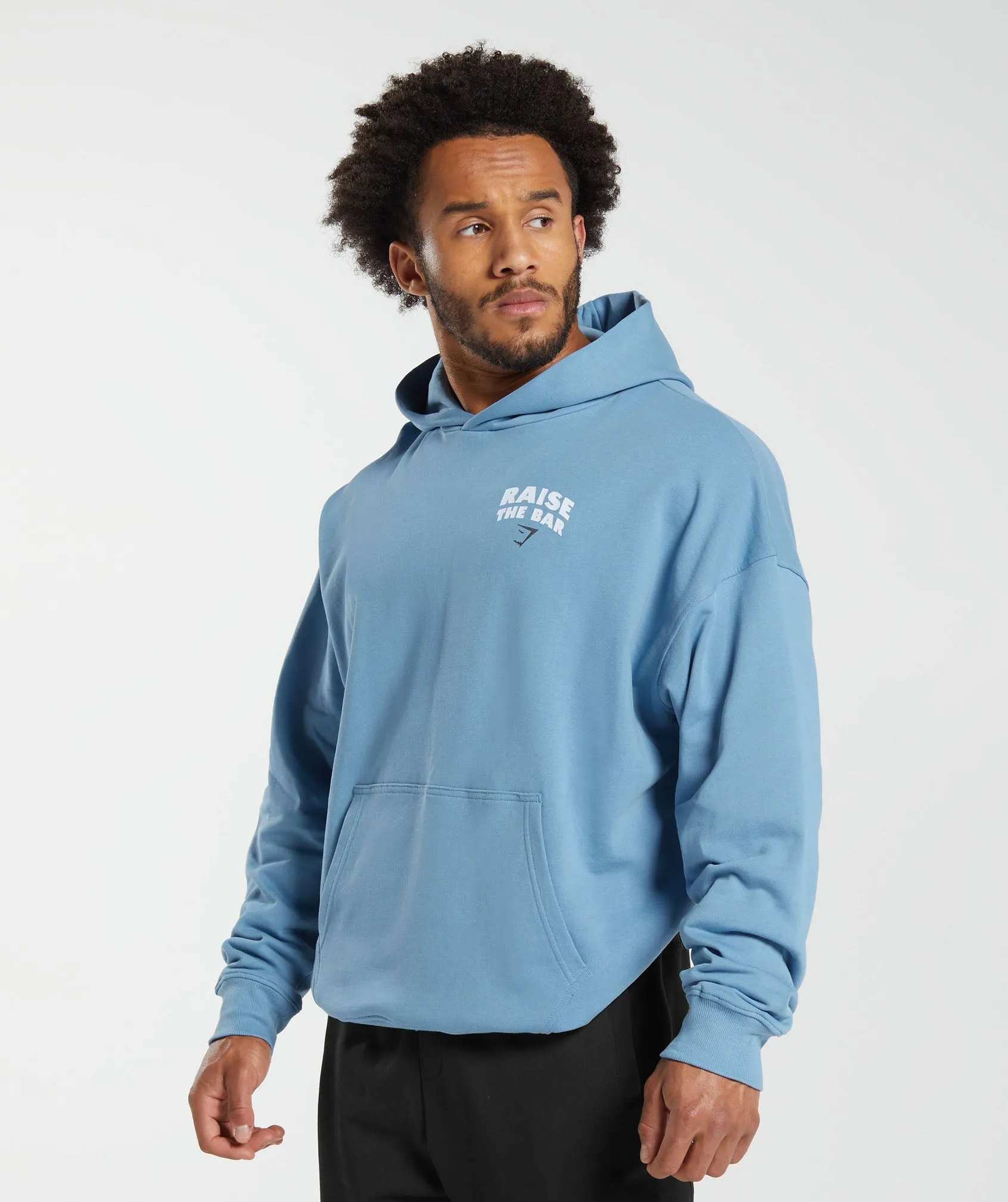 Gymshark Raise the Bar Hoodie - Dusk Blue sold by Gymshark product image thumbnail 3