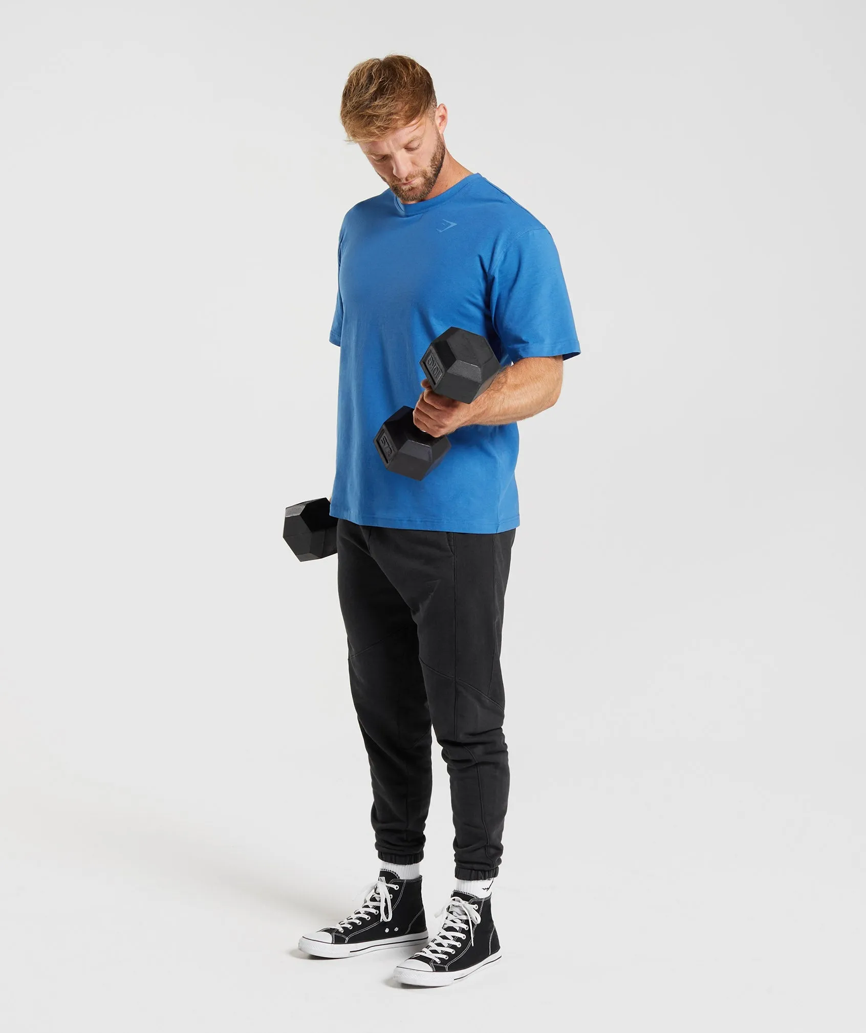 Gymshark Power T-Shirt - Lakeside Blue sold by Gymshark product image thumbnail 4