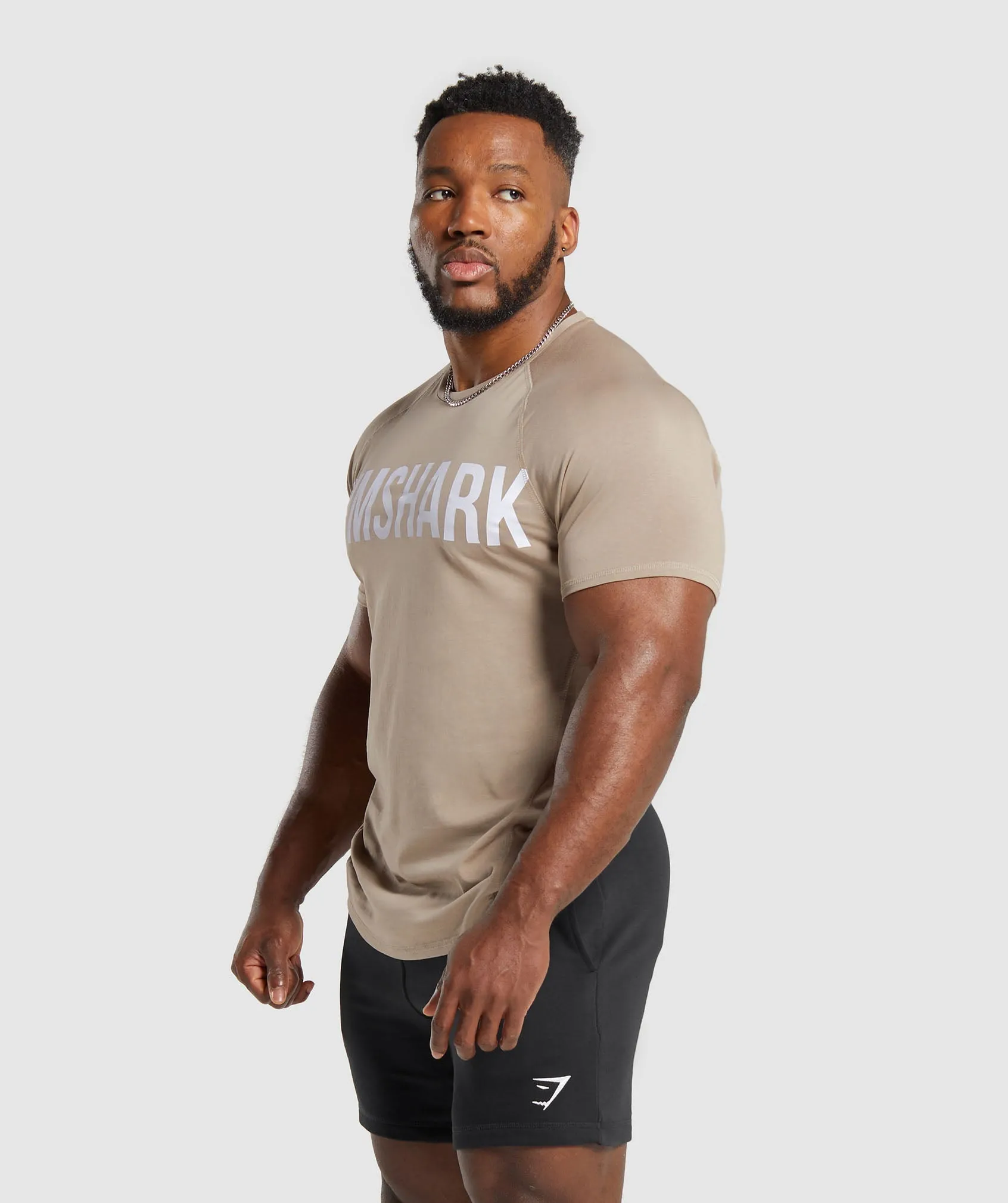 Gymshark Impact T-Shirt - Sand Brown sold by Gymshark product image thumbnail 3