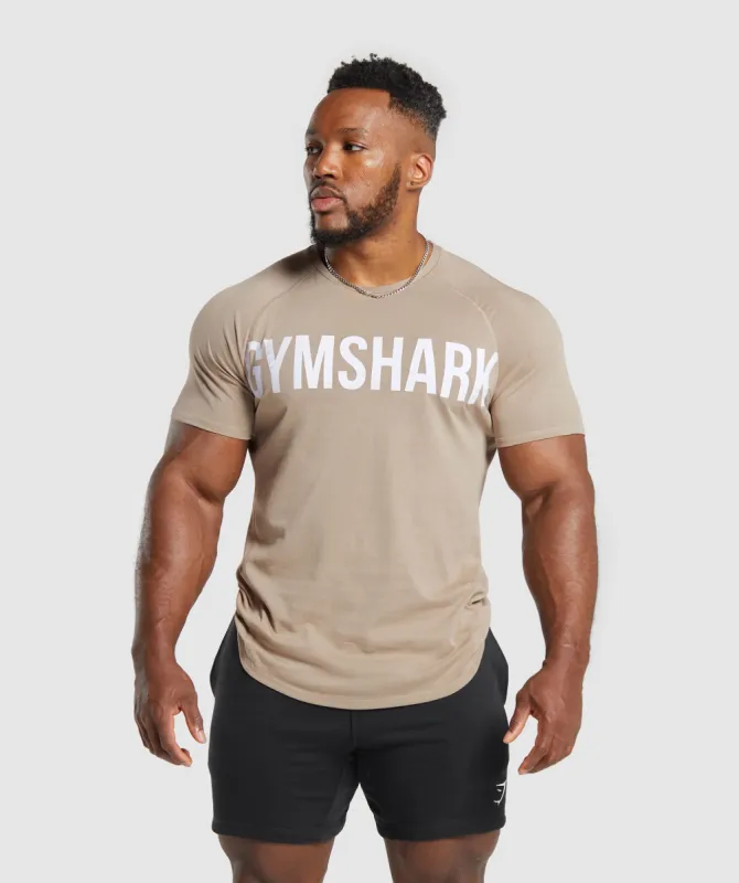 Gymshark Impact T-Shirt - Sand Brown sold by Gymshark