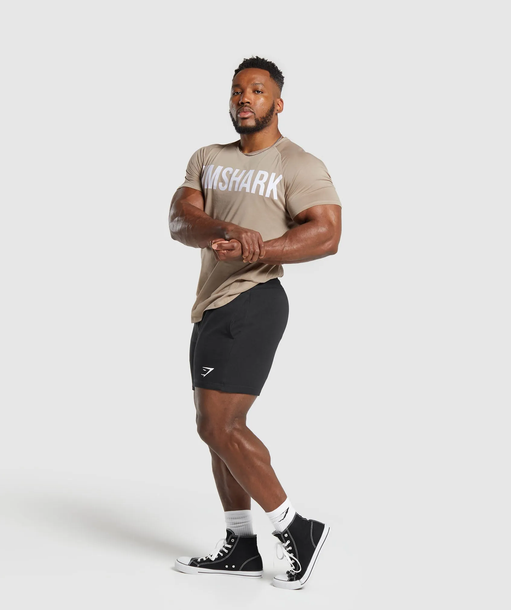 Gymshark Impact T-Shirt - Sand Brown sold by Gymshark product image thumbnail 4