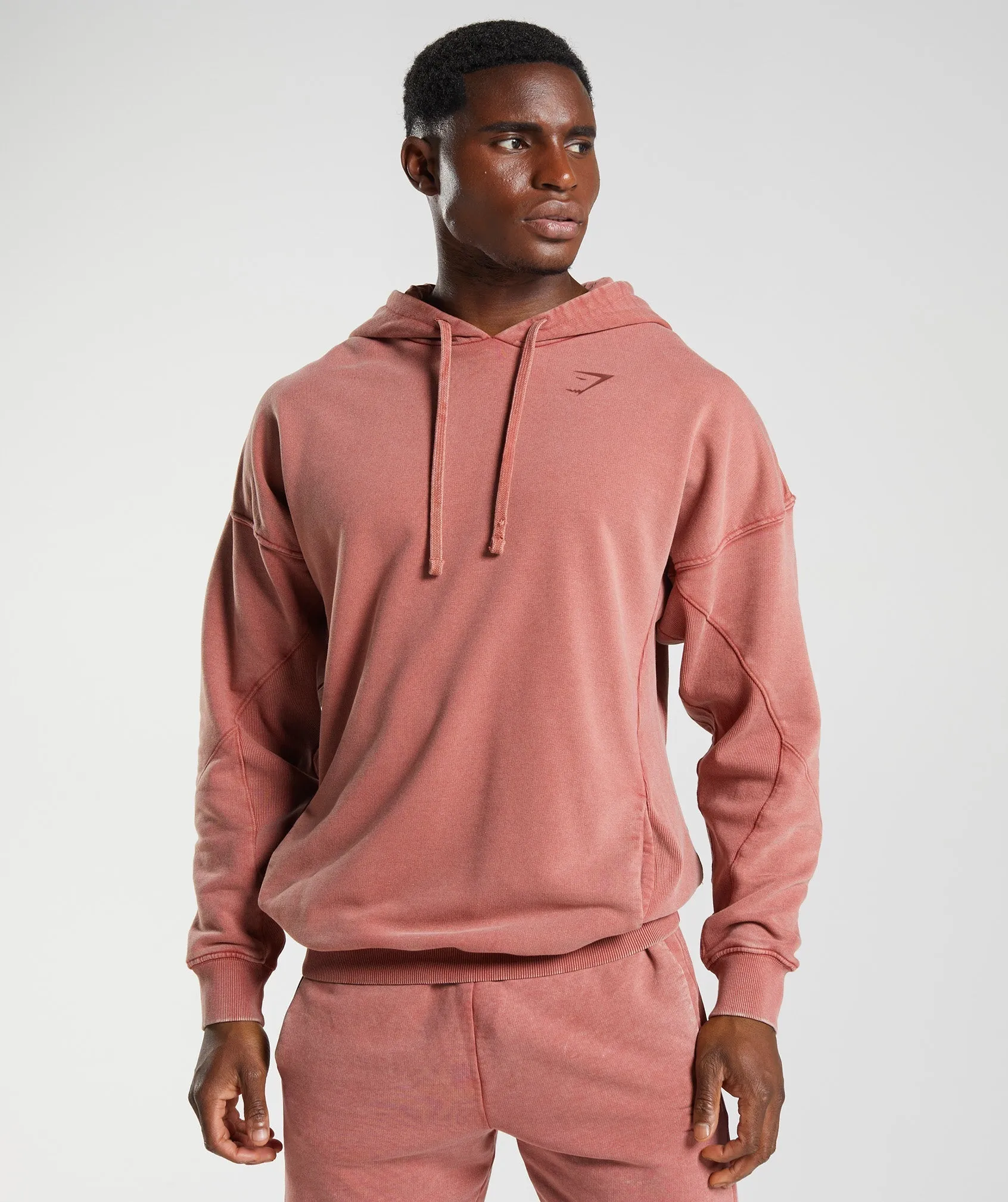 Gymshark Power Washed Hoodie - Rose Brown sold by Gymshark product image thumbnail 2