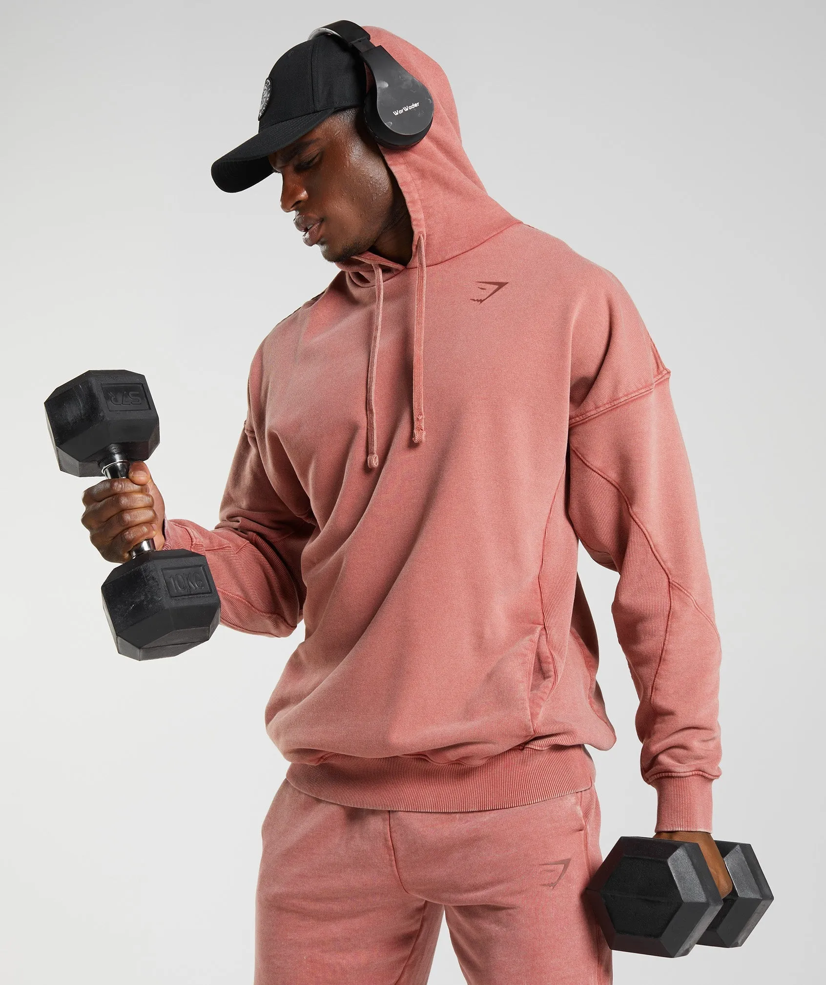 Gymshark Power Washed Hoodie - Rose Brown sold by Gymshark product image thumbnail 3