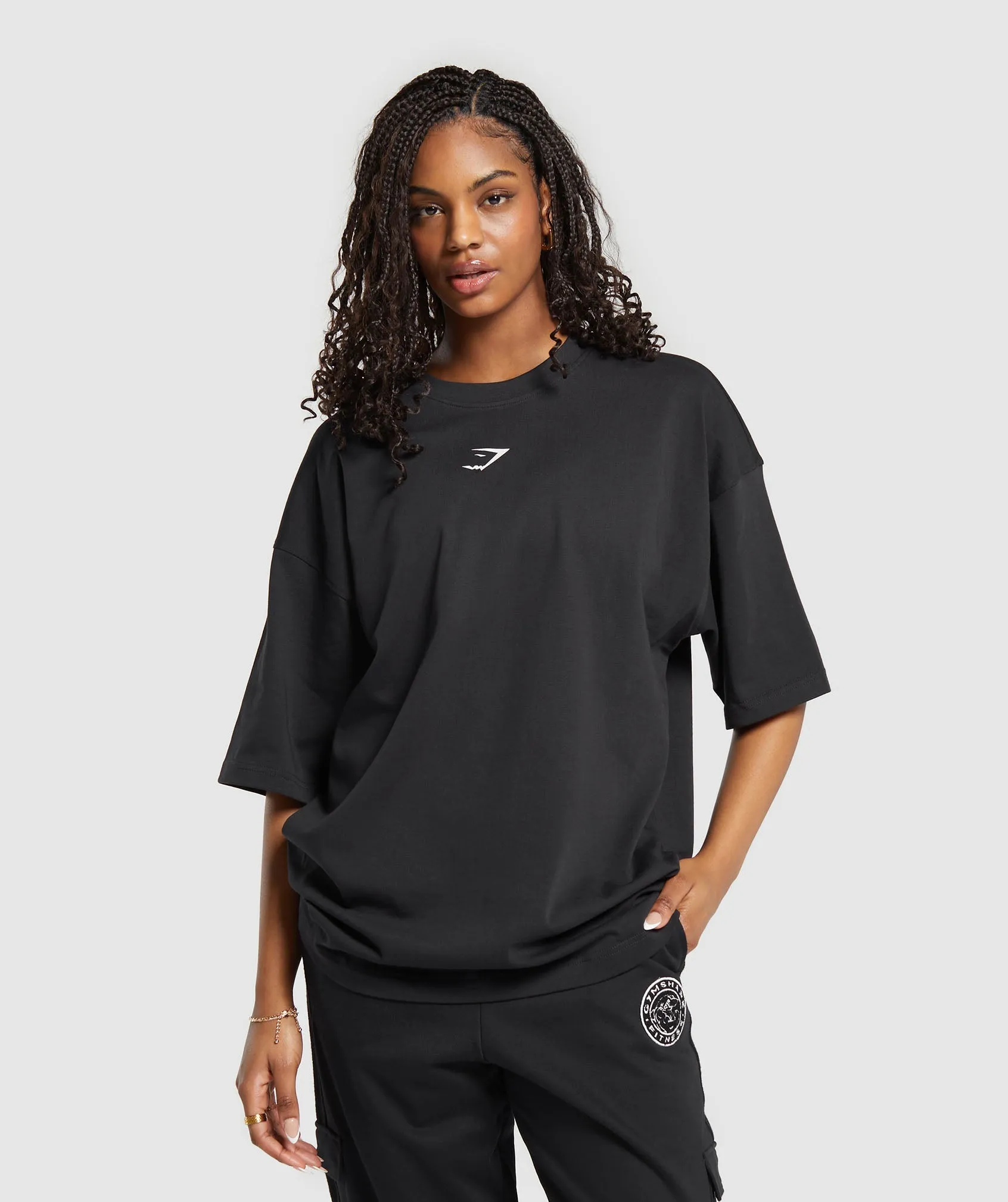Gymshark Miami Graphic T-Shirt - Black/Soft White/Valley Pink sold by Gymshark product image thumbnail 2