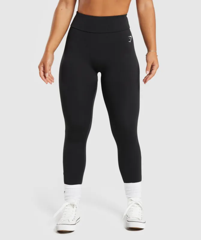 GS Power Regular Leggings - Black sold by Gymshark