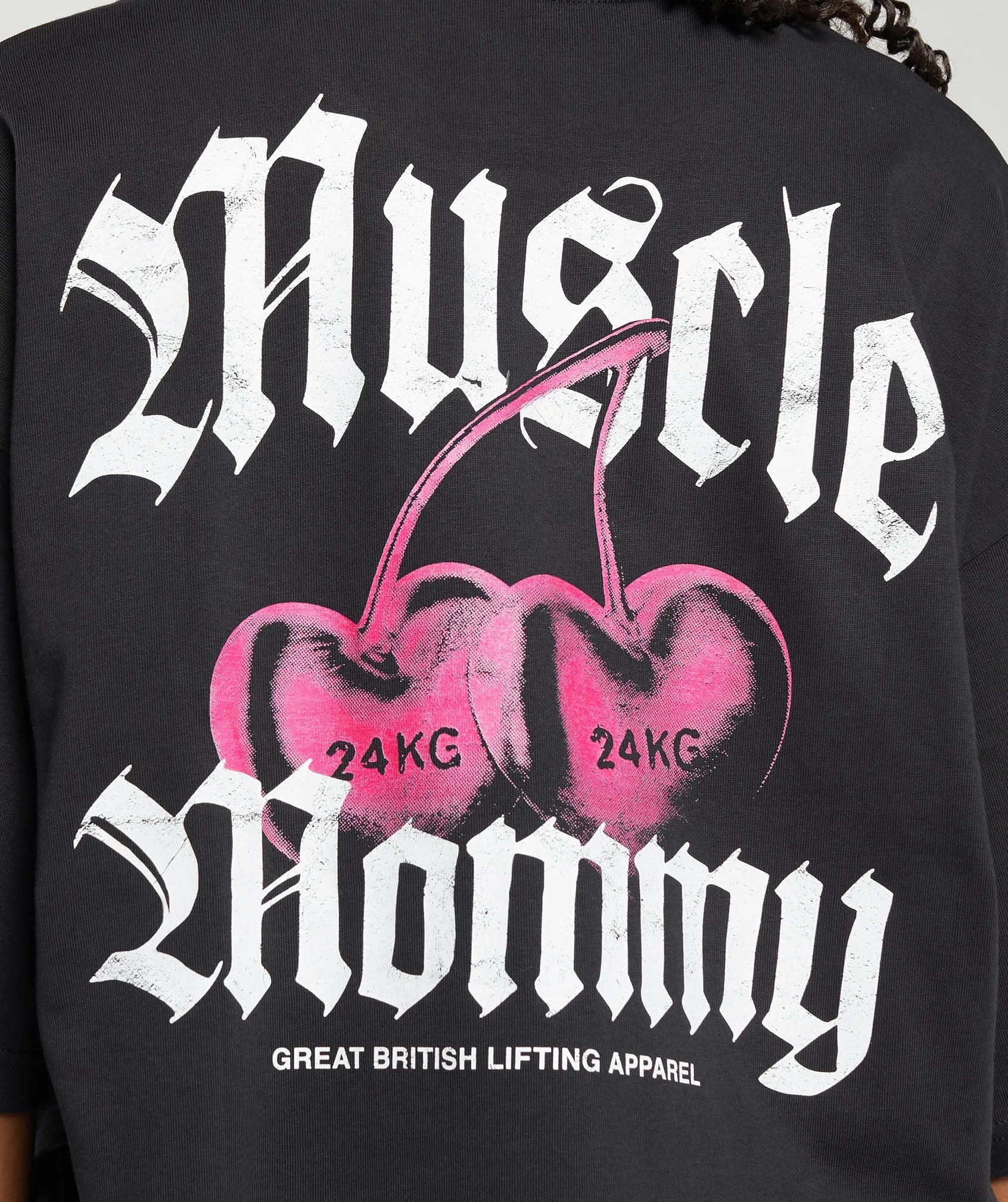 Gymshark Miami Graphic T-Shirt - Black/Soft White/Valley Pink sold by Gymshark product image thumbnail 5