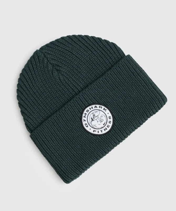 Gymshark Legacy Deep Cuff Beanie - Fog  Green made by Gymshark