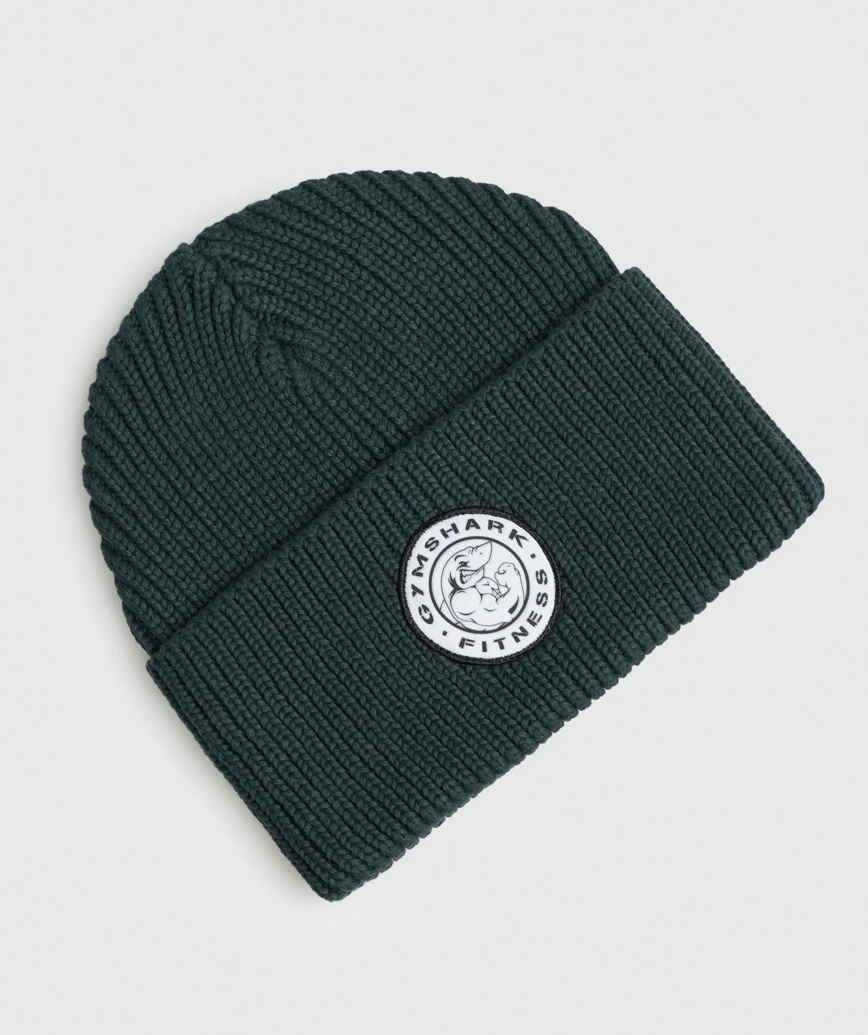 Gymshark Legacy Deep Cuff Beanie - Fog Green sold by Gymshark