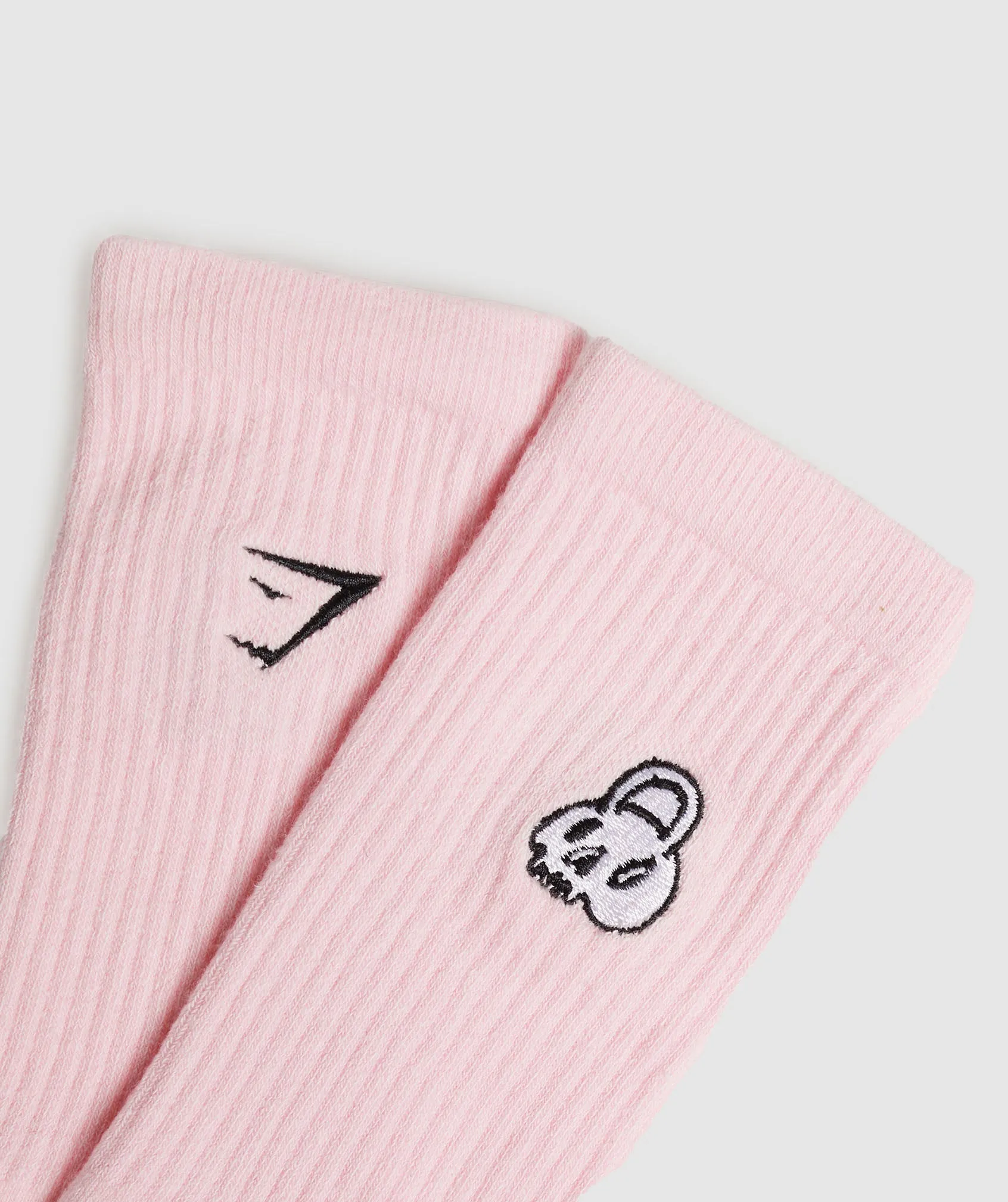 Gymshark GFX Crew Single Sock - Dolly Pink sold by Gymshark product image thumbnail 2