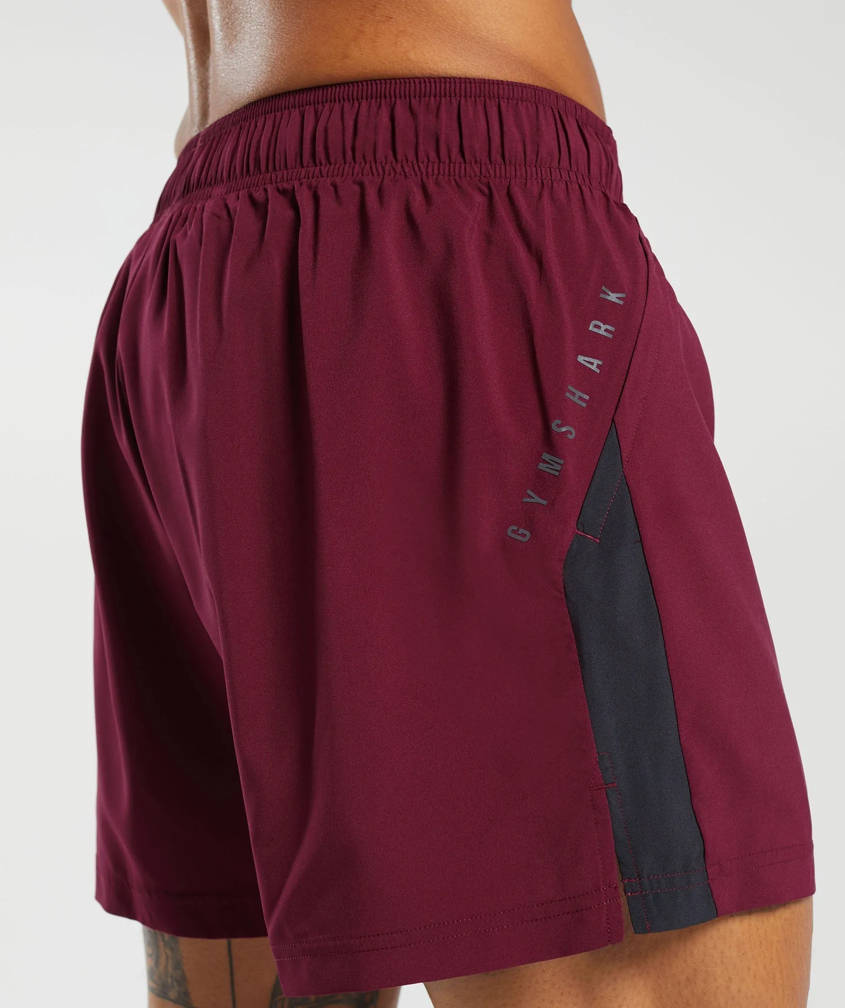Gymshark Sport 5" Shorts - Plum Pink/Black sold by Gymshark product image thumbnail 5