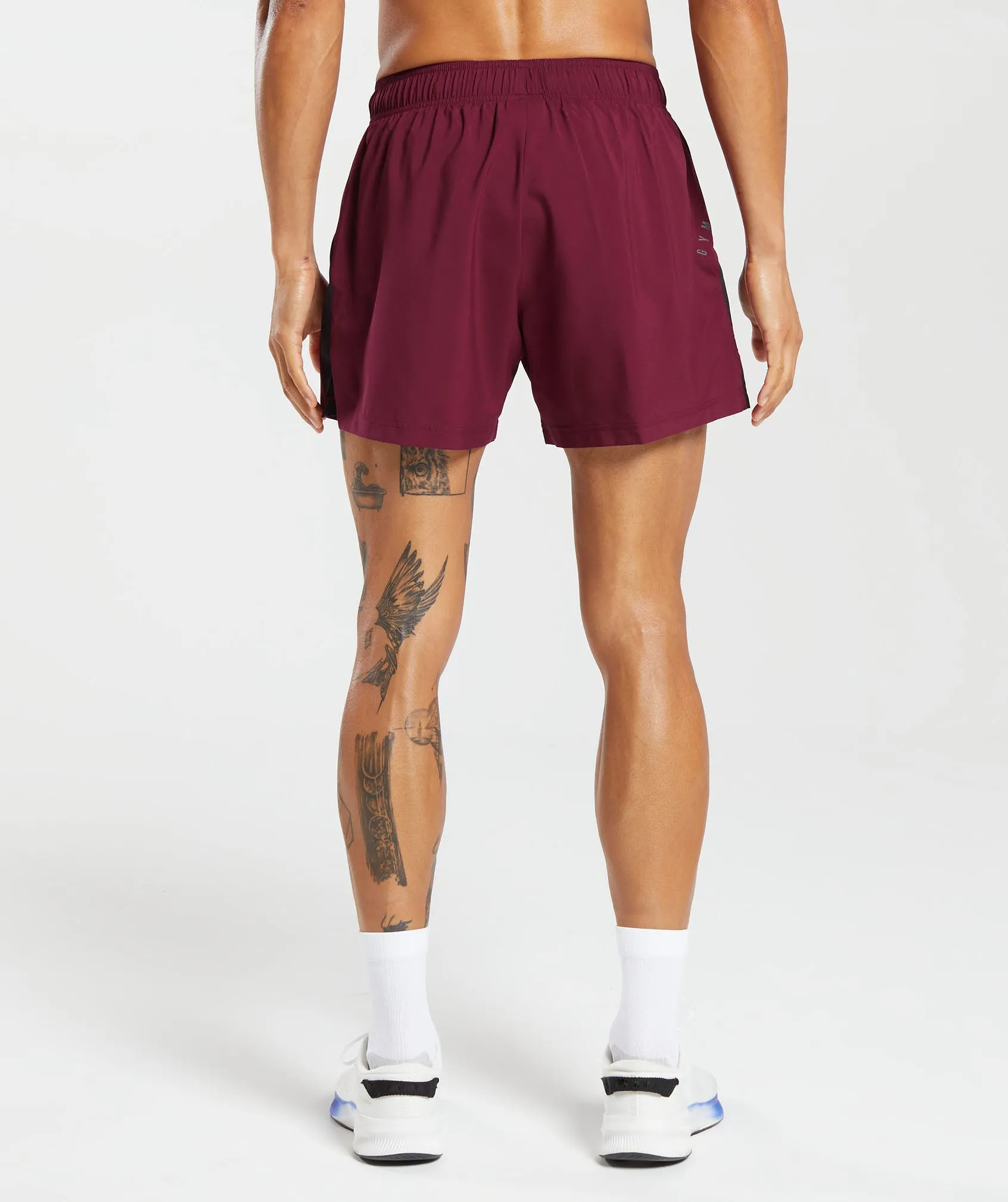 Gymshark Sport 5" Shorts - Plum Pink/Black sold by Gymshark product image thumbnail 2