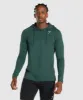 Gymshark Critical 2.0 Zip Up Hoodie - Dark Green sold by Gymshark