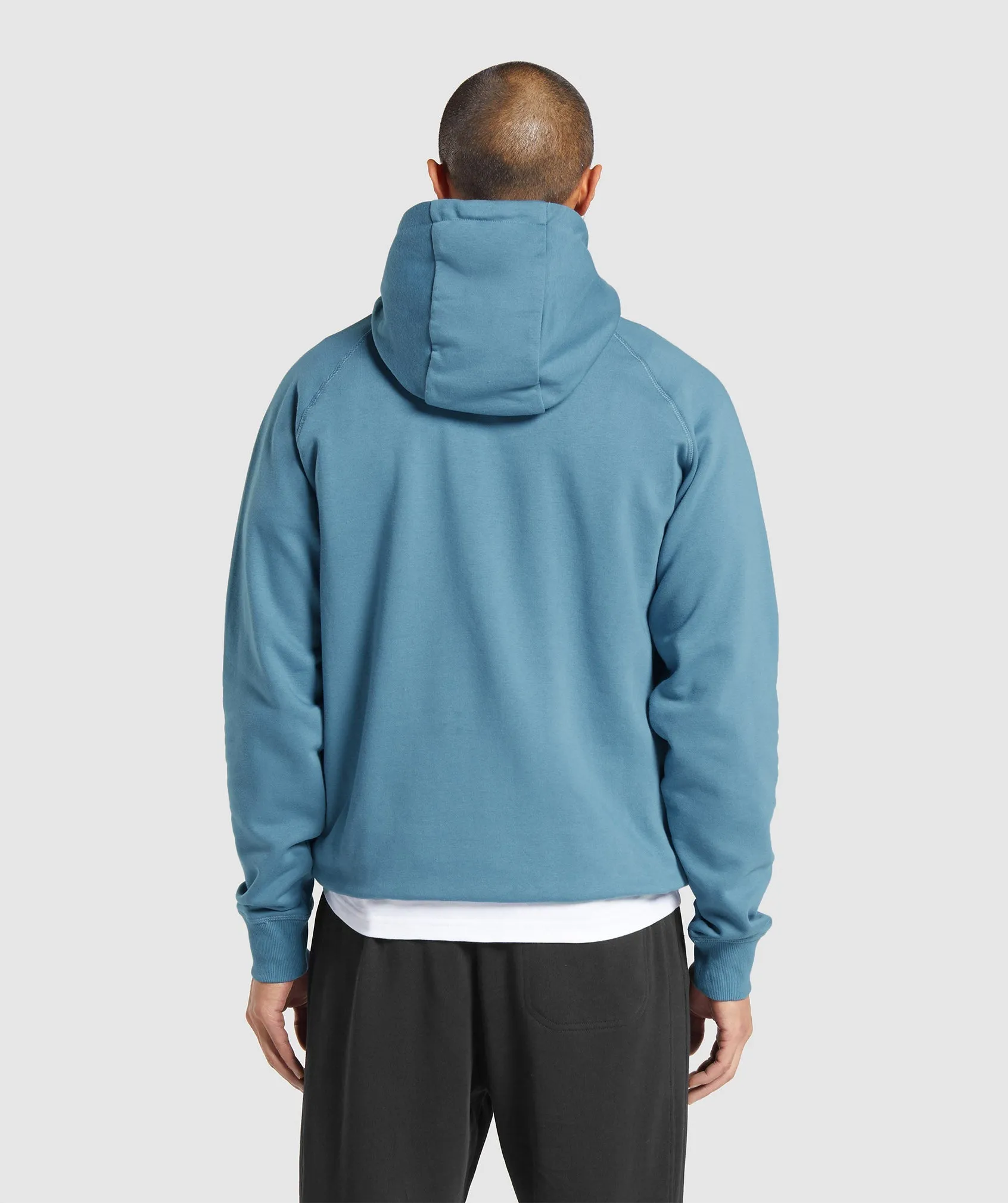 Gymshark Crest Hoodie - Faded Blue sold by Gymshark product image thumbnail 2