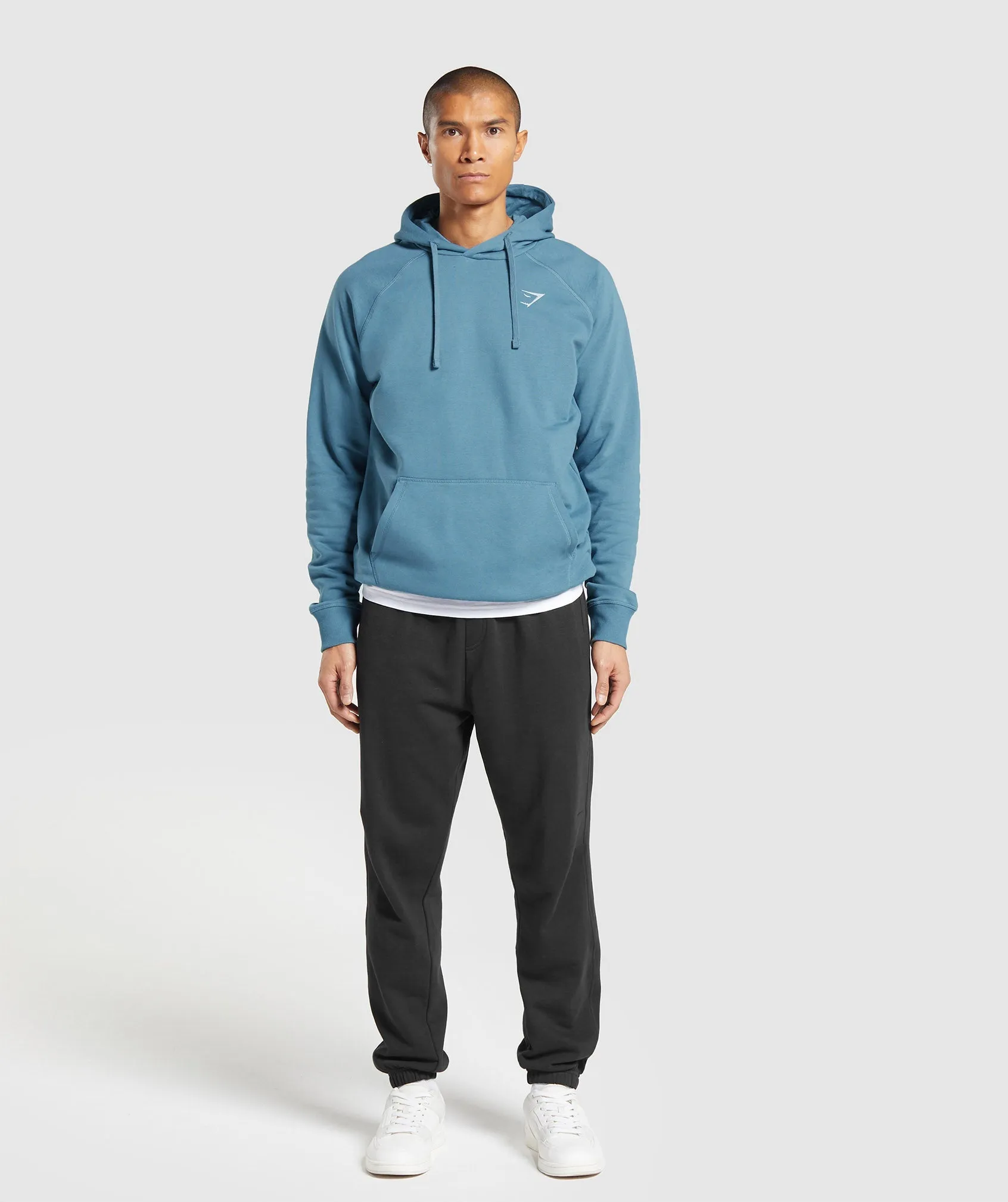 Gymshark Crest Hoodie - Faded Blue sold by Gymshark product image thumbnail 4