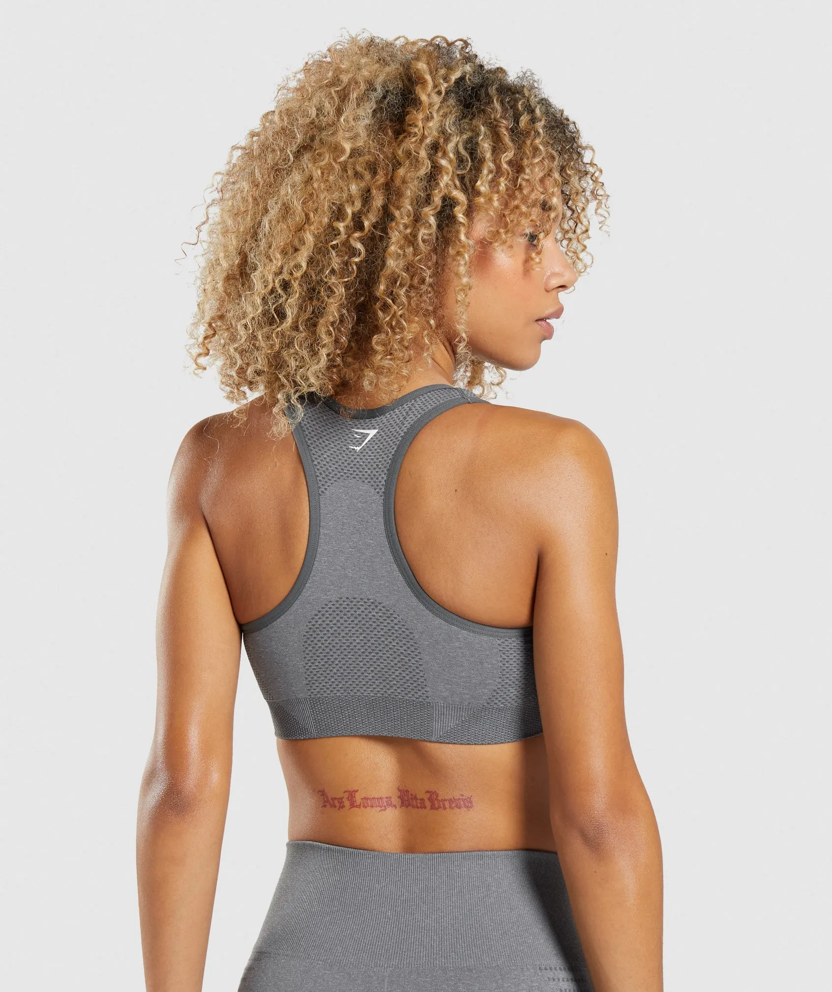 Gymshark Vital Sports Bra - Smokey Grey Marl sold by Gymshark product image thumbnail 2