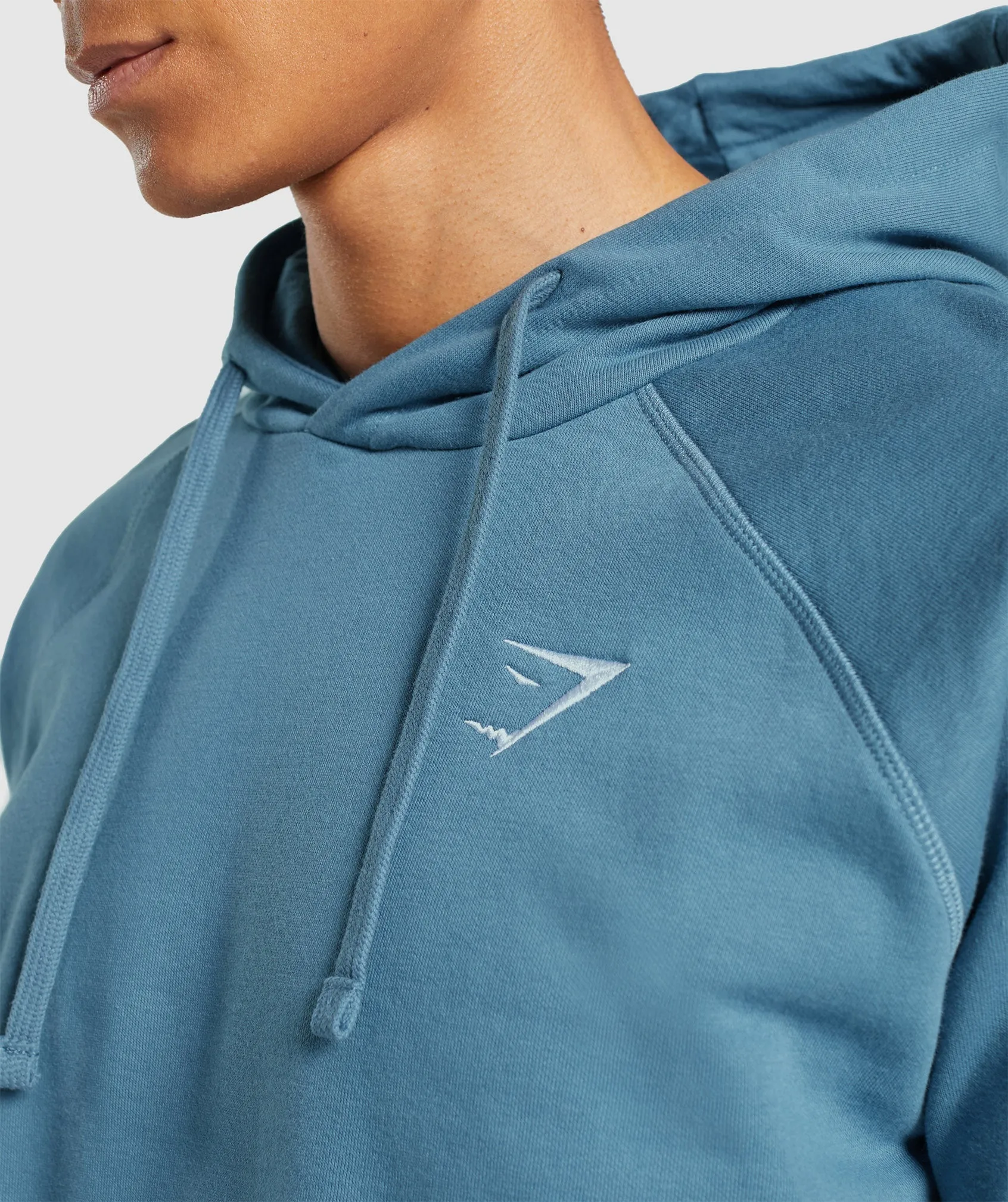 Gymshark Crest Hoodie - Faded Blue sold by Gymshark product image thumbnail 5