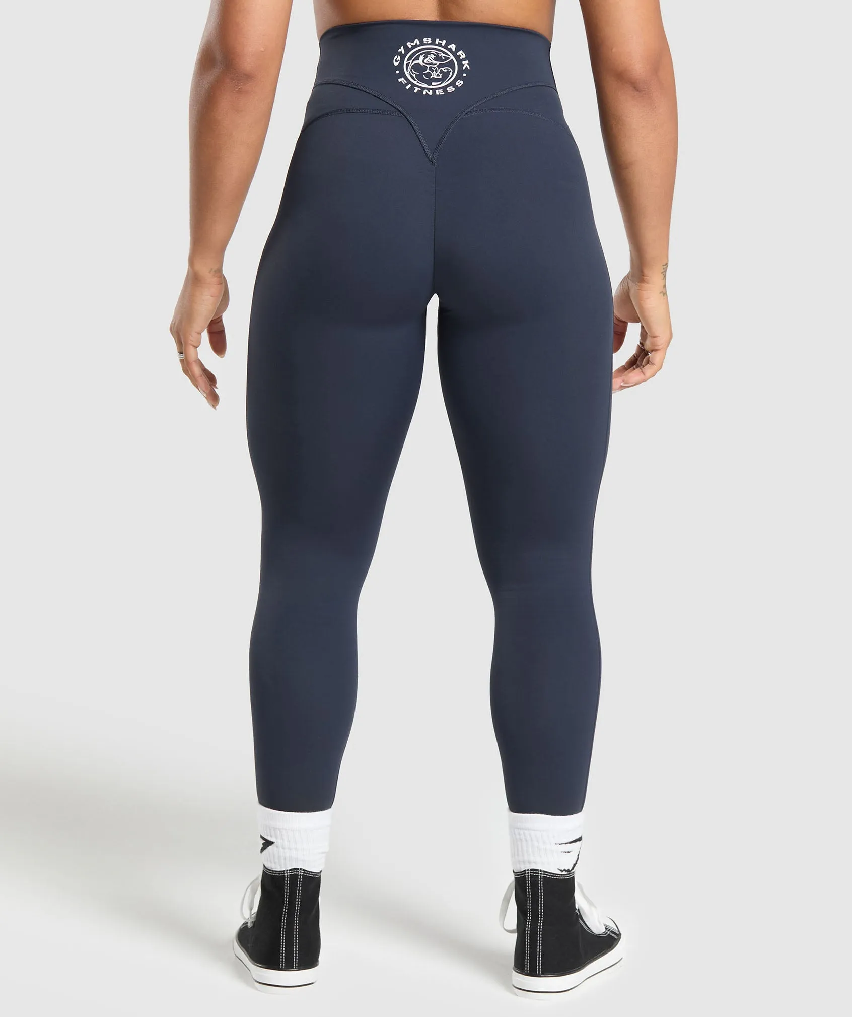 Gymshark Legacy Regular Leggings - Heavy Blue sold by Gymshark product image thumbnail 2