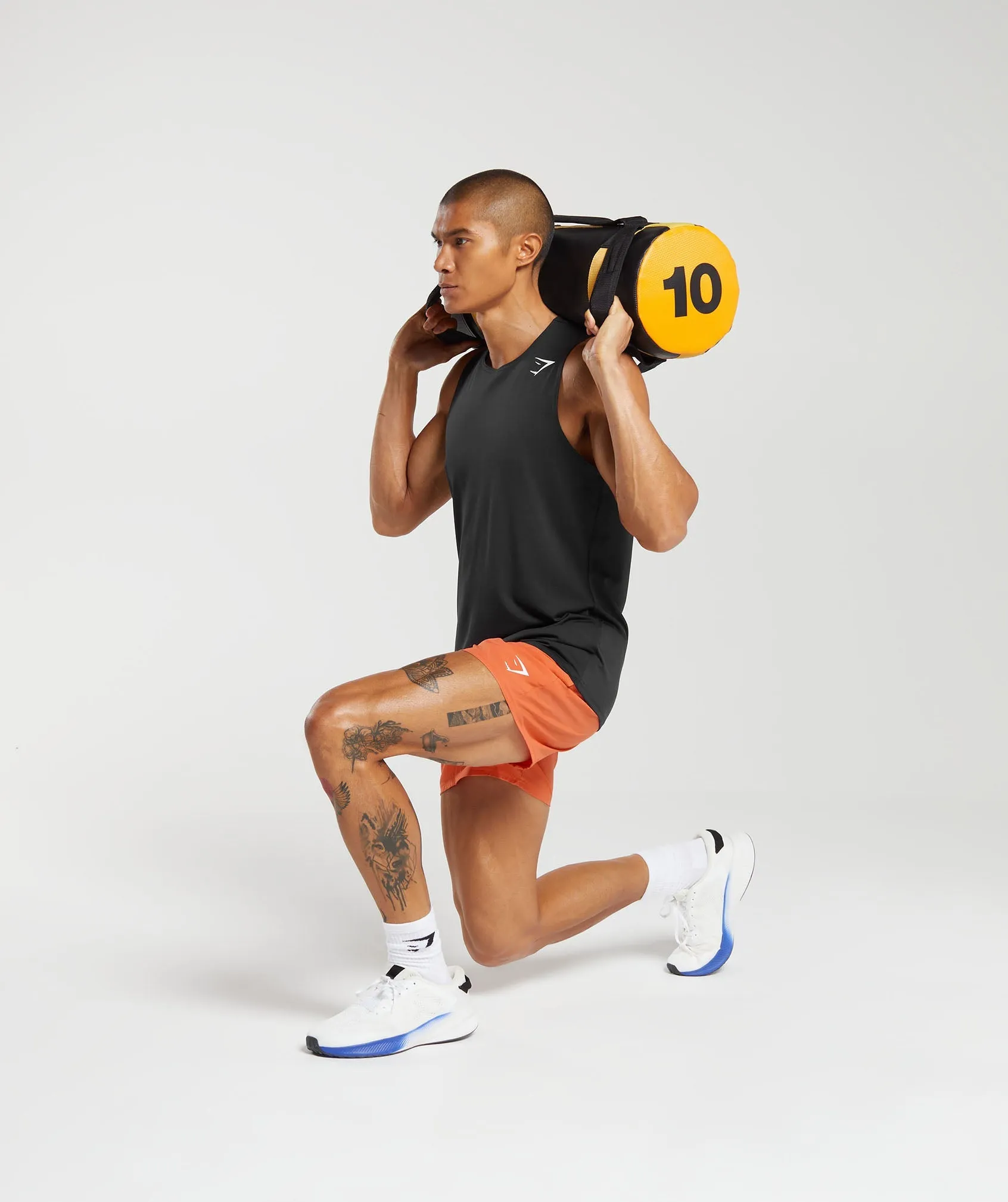 Gymshark Arrival 5" Shorts - Ignite Orange sold by Gymshark product image thumbnail 4