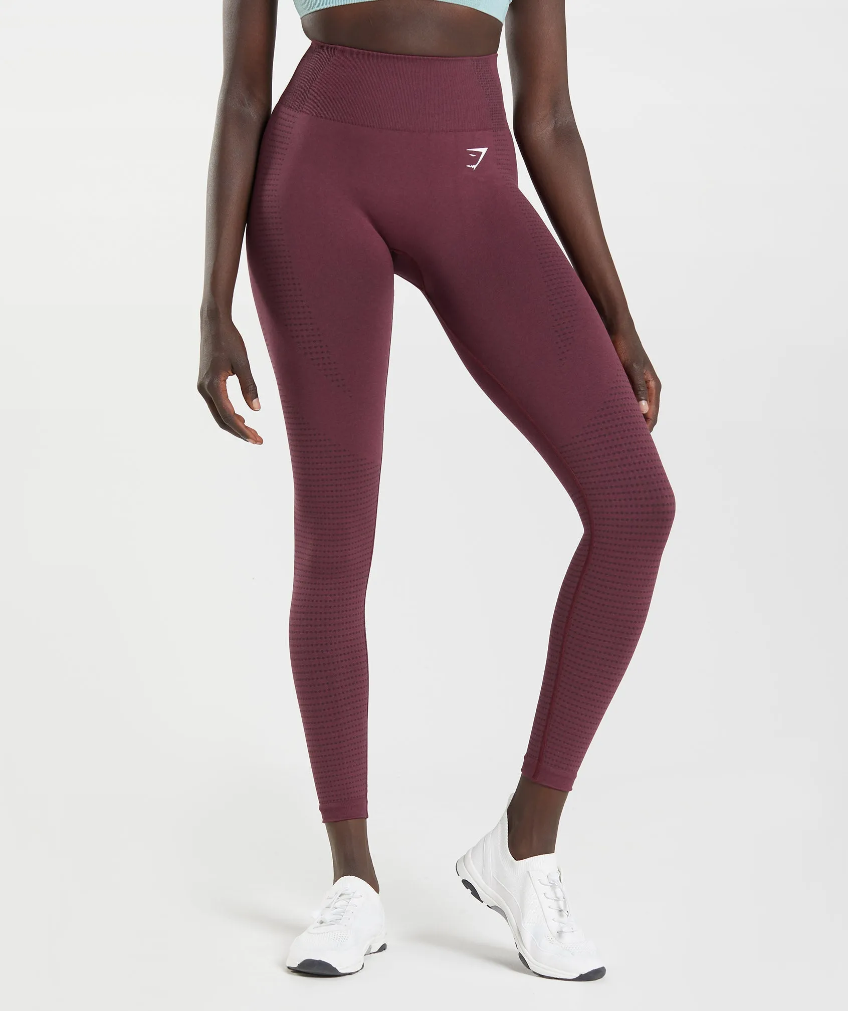 Gymshark Vital Leggings - Baked Maroon Marl sold by Gymshark
