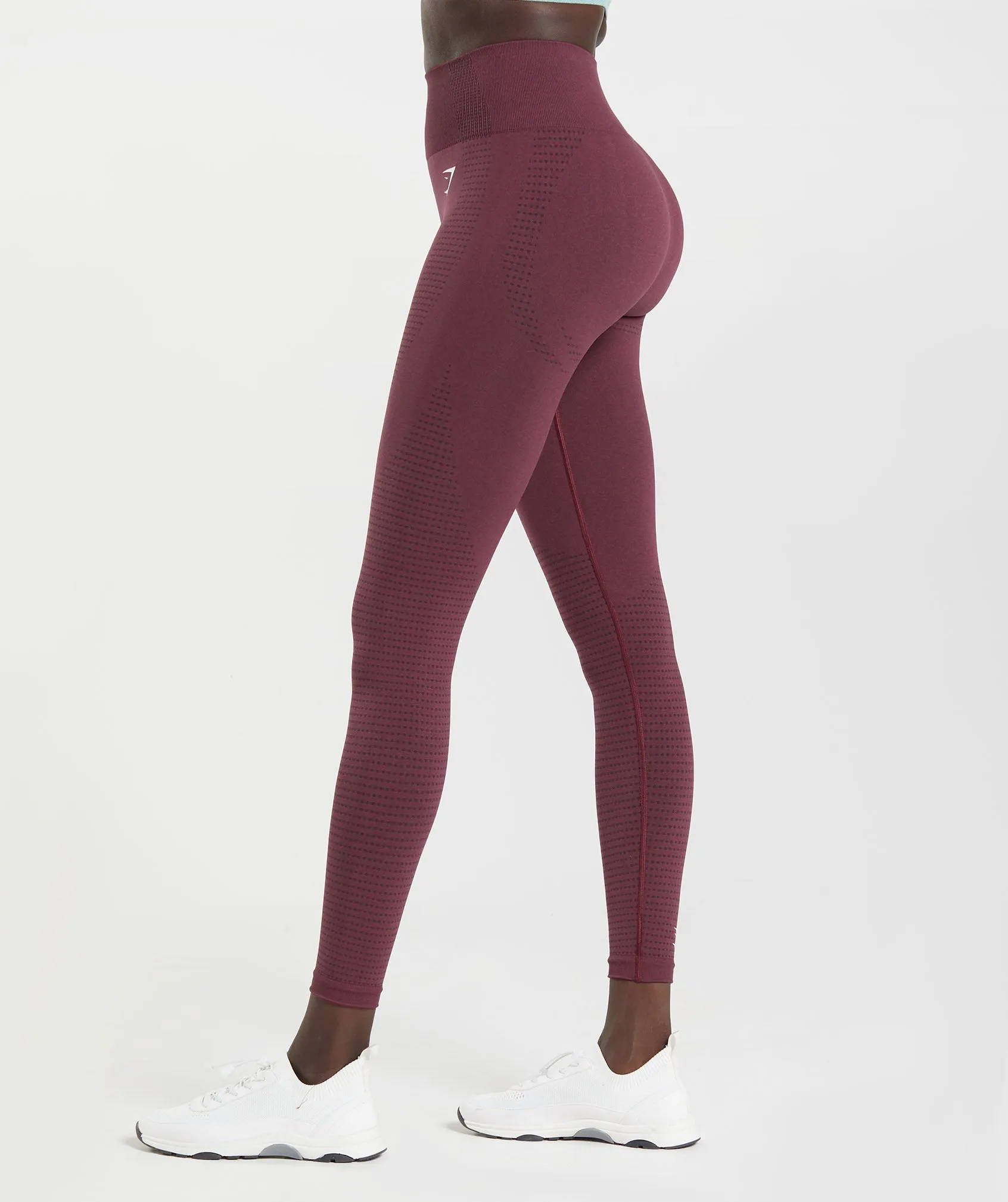 Gymshark Vital Leggings - Baked Maroon Marl sold by Gymshark product image thumbnail 3