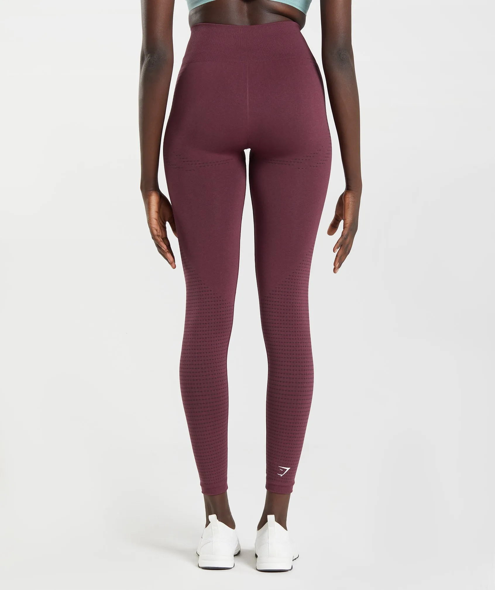 Gymshark Vital Leggings - Baked Maroon Marl sold by Gymshark product image thumbnail 2