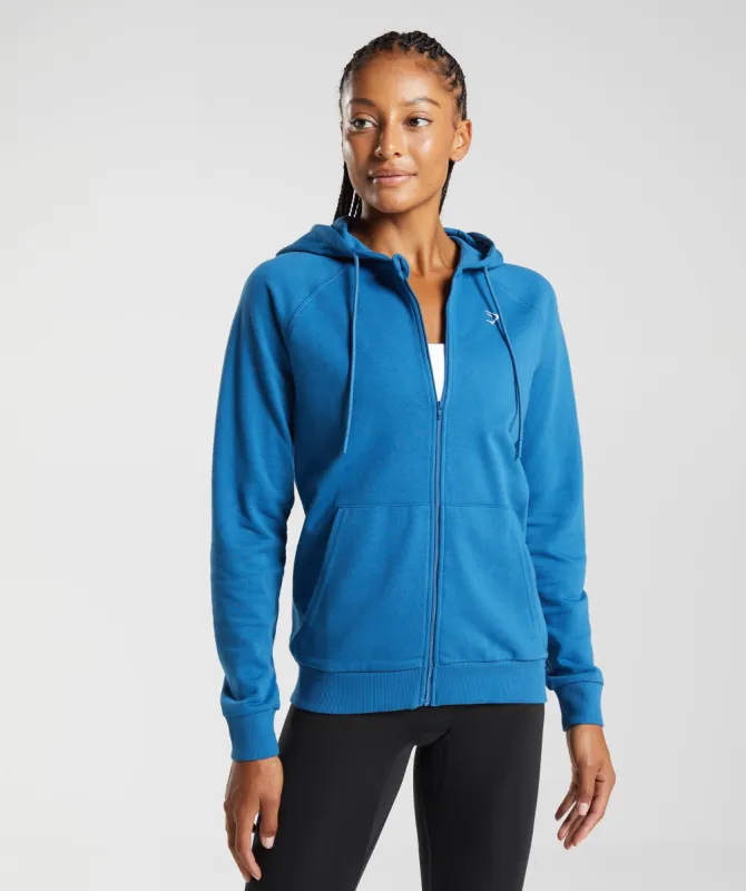 Gymshark Training Zip Hoodie - Lakeside Blue sold by Gymshark