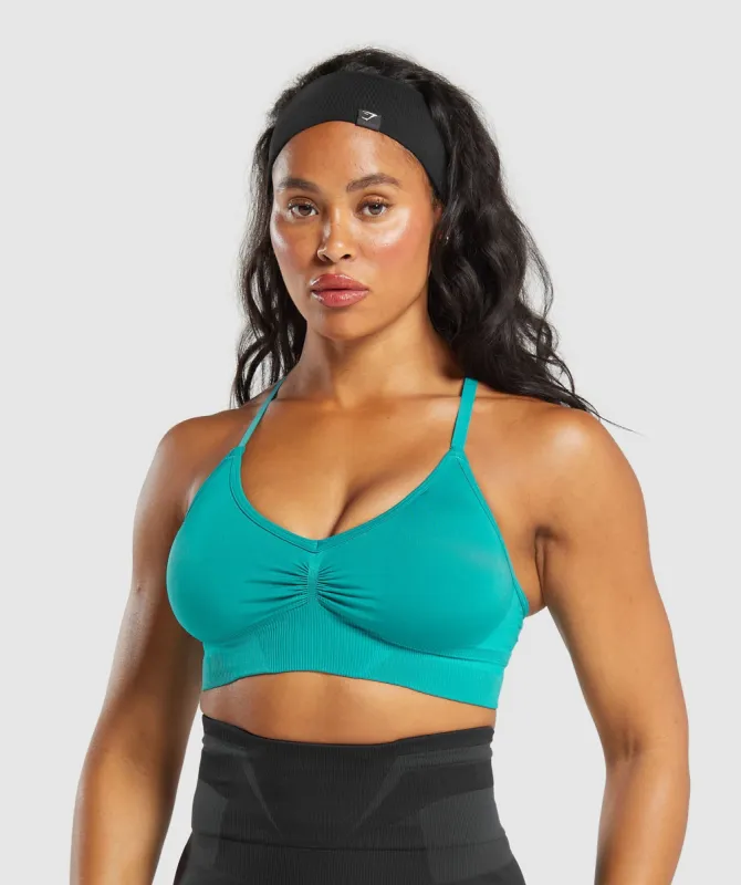 Gymshark Boost Bra - Bondi Teal/Artificial Teal sold by Gymshark