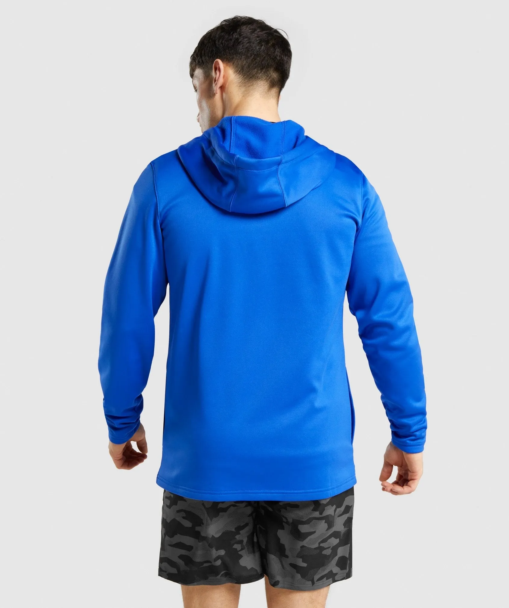 Gymshark Arrival Zip Up Hoodie - Blue sold by Gymshark product image thumbnail 2
