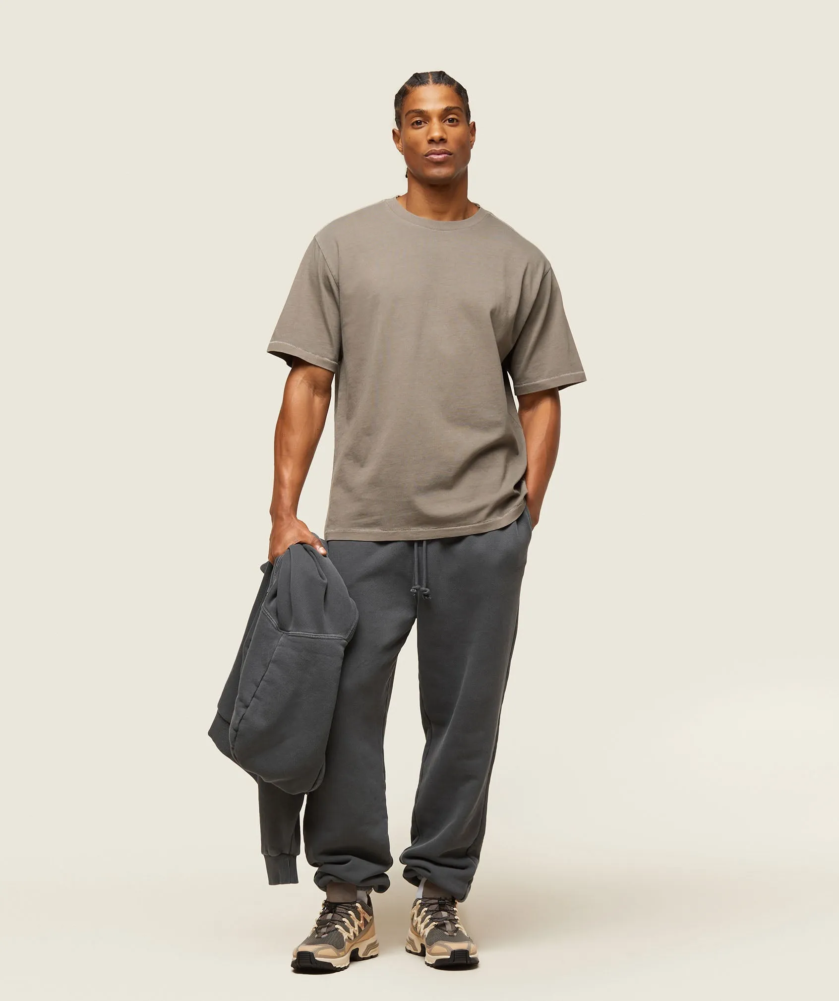 Gymshark everywear Relaxed T-Shirt - Linen Brown sold by Gymshark product image thumbnail 2