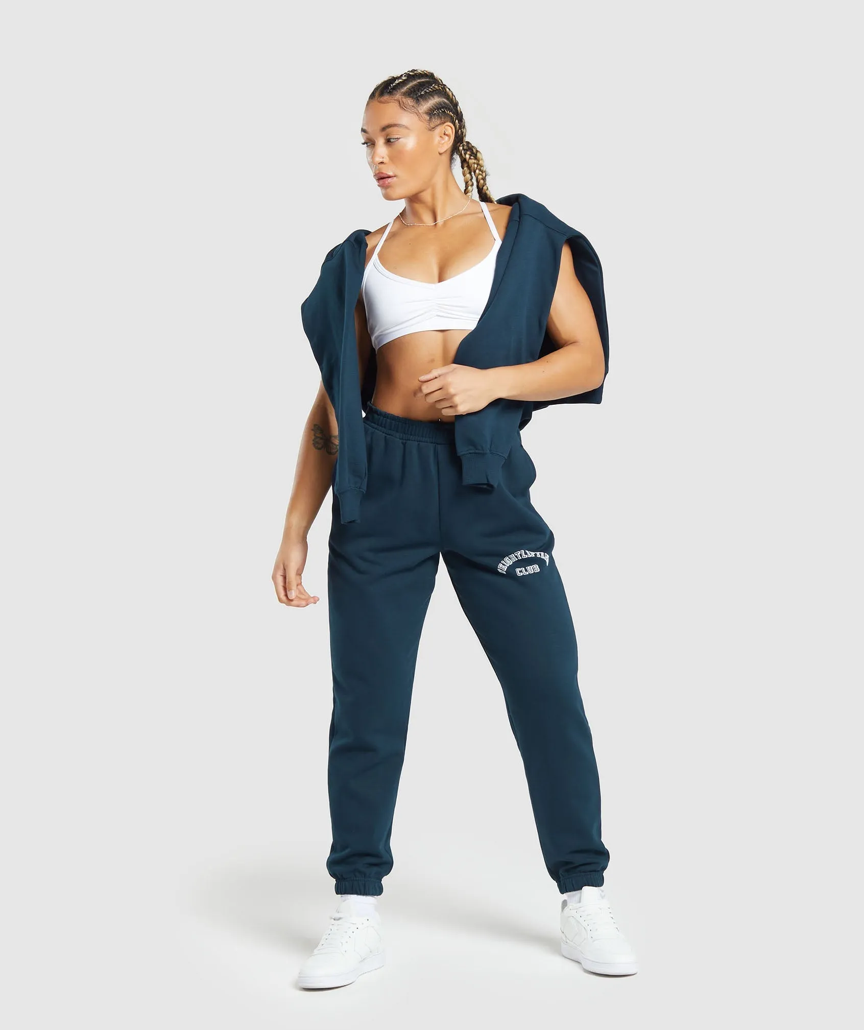 Gymshark Weightlifting Club Joggers - Navy sold by Gymshark product image thumbnail 4