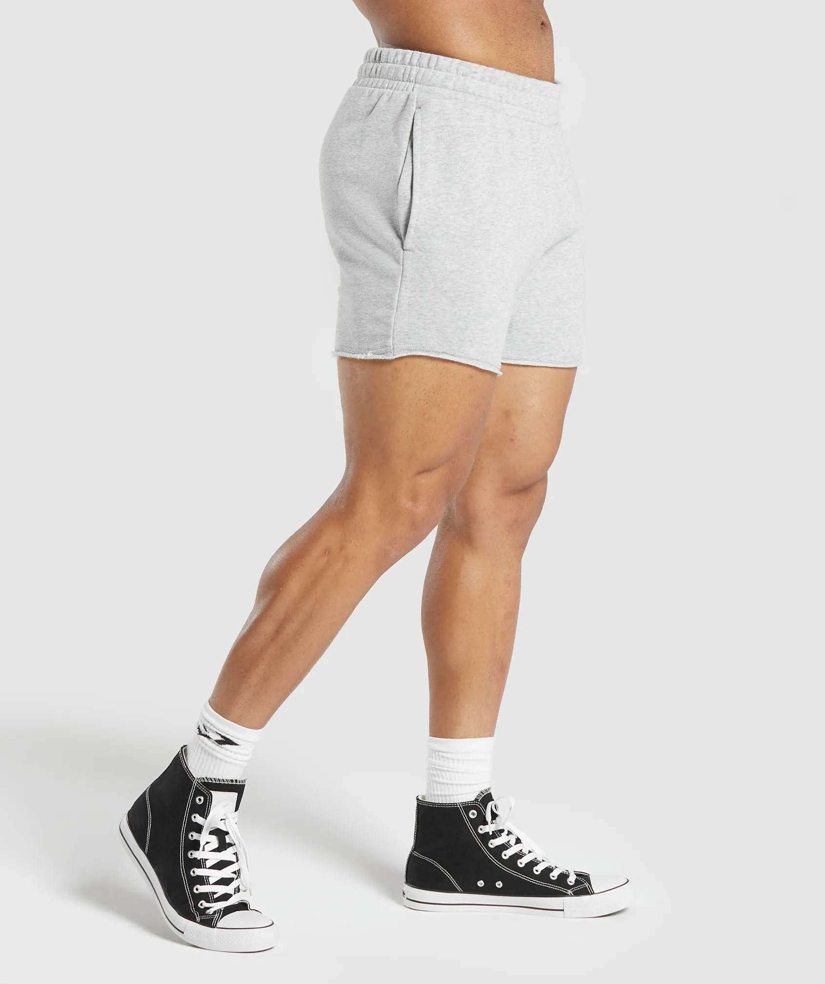 Gymshark Legacy Shorts - Light Grey Core Marl sold by Gymshark product image thumbnail 3