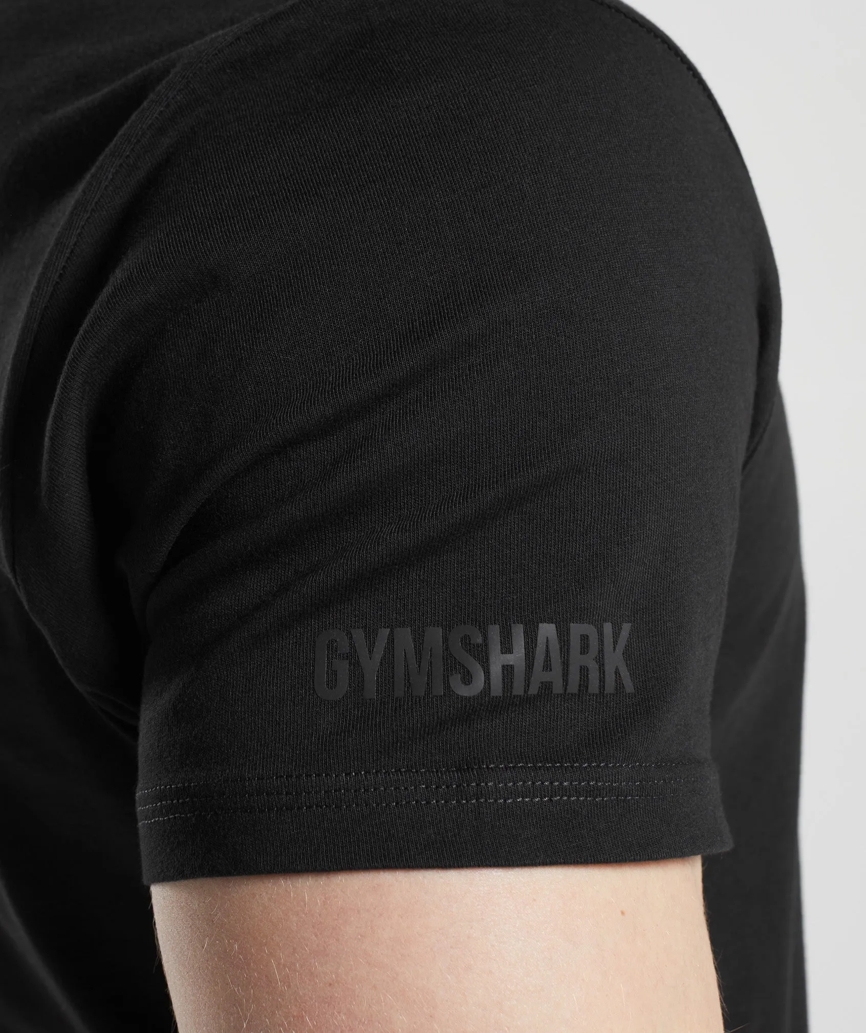 GS x David Laid T-Shirt - Black sold by Gymshark product image thumbnail 5