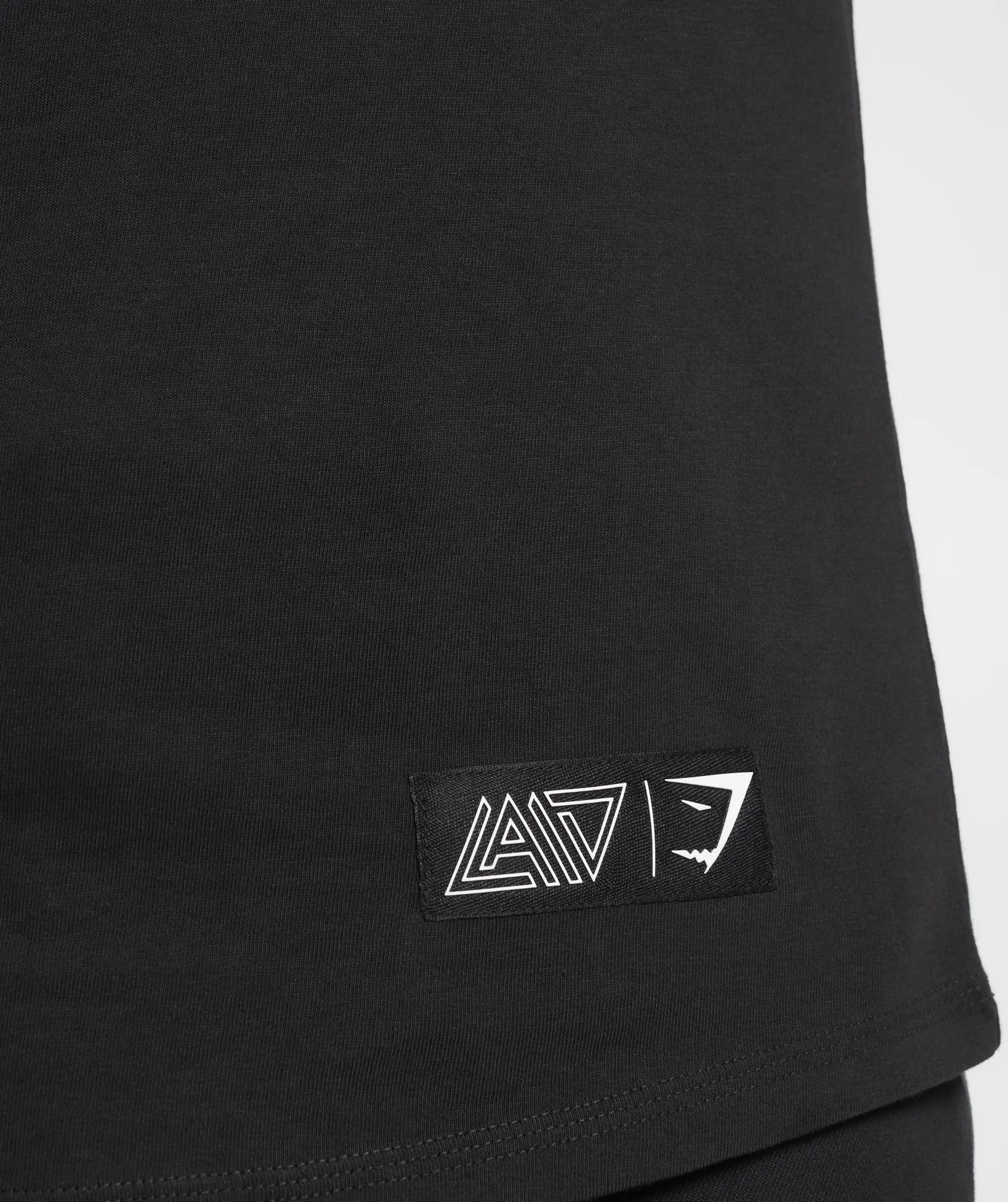 GS x David Laid T-Shirt - Black sold by Gymshark product image thumbnail 3