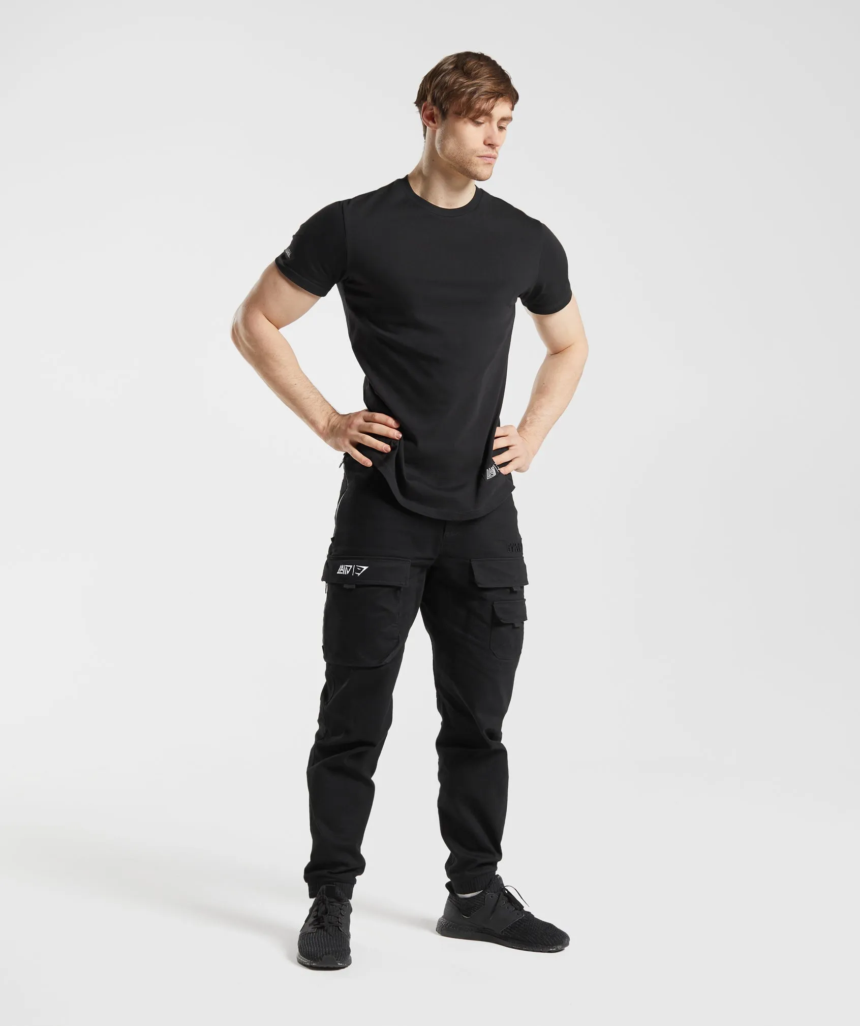 GS x David Laid T-Shirt - Black sold by Gymshark product image thumbnail 4