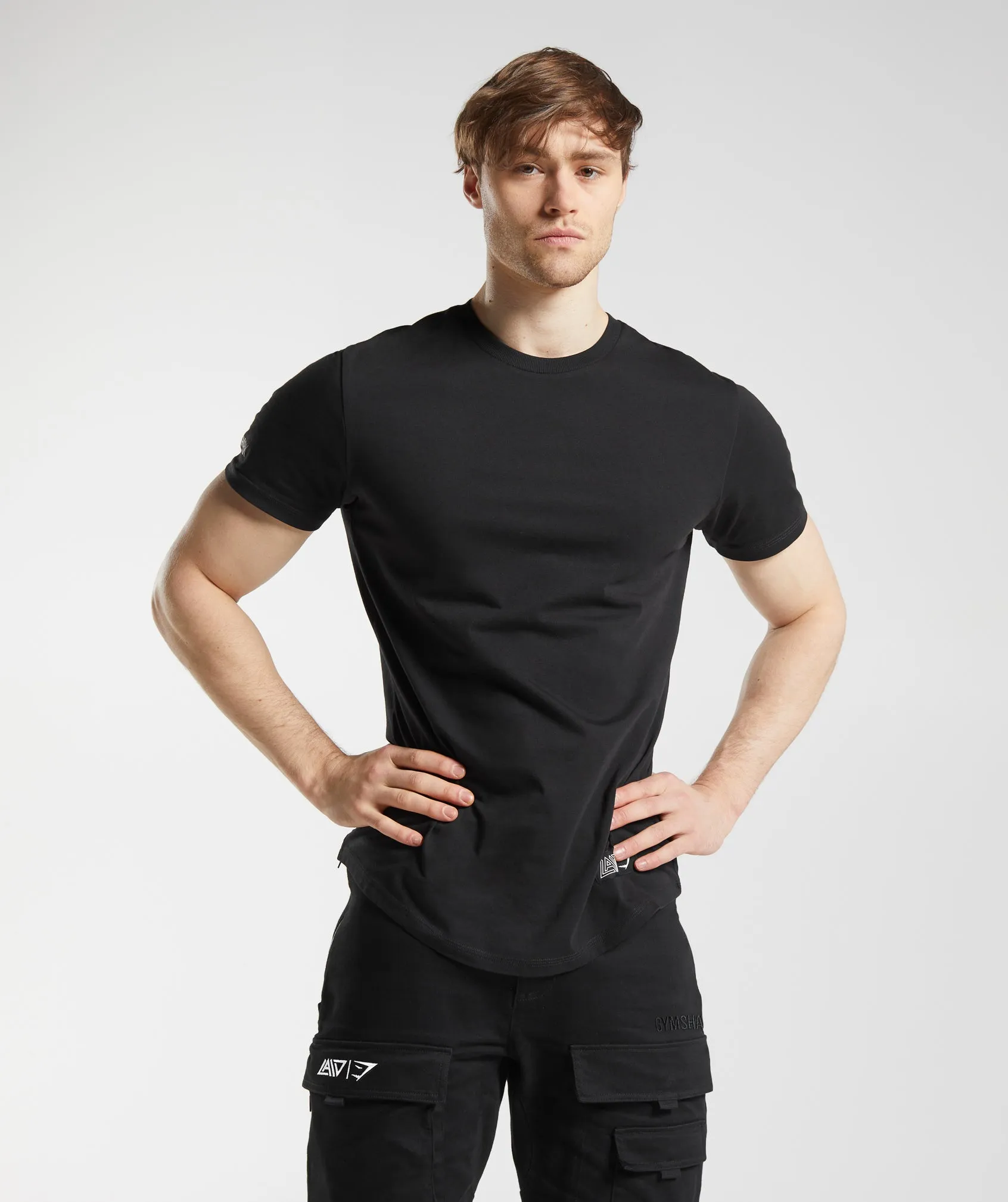 GS x David Laid T-Shirt - Black sold by Gymshark