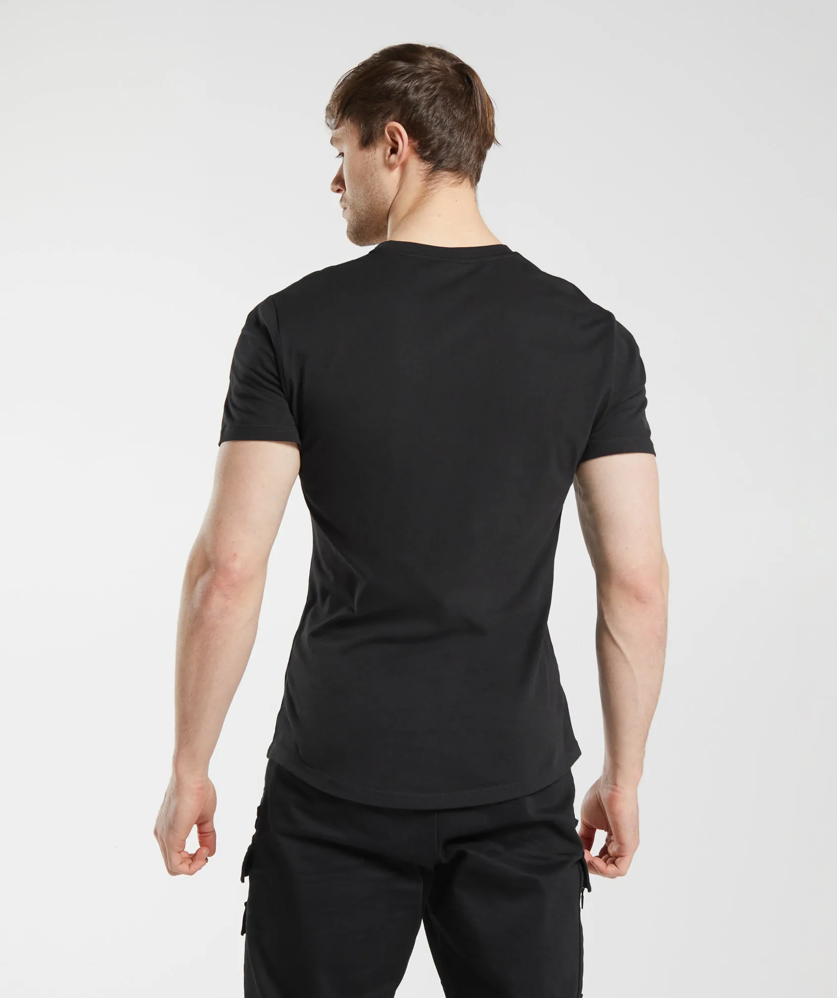 GS x David Laid T-Shirt - Black sold by Gymshark product image thumbnail 2