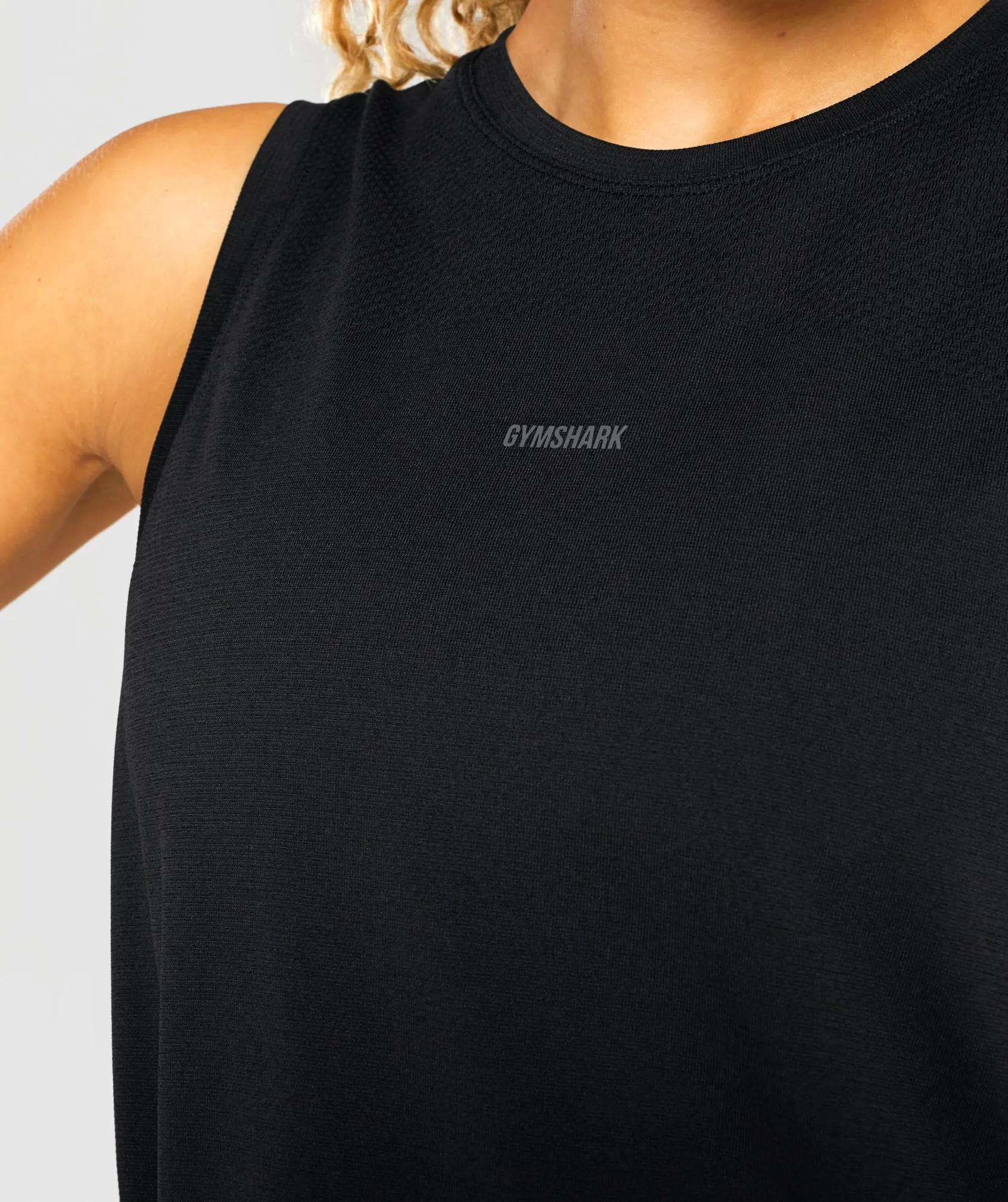 Gymshark Flex Tank - Black/Charcoal sold by Gymshark product image thumbnail 5