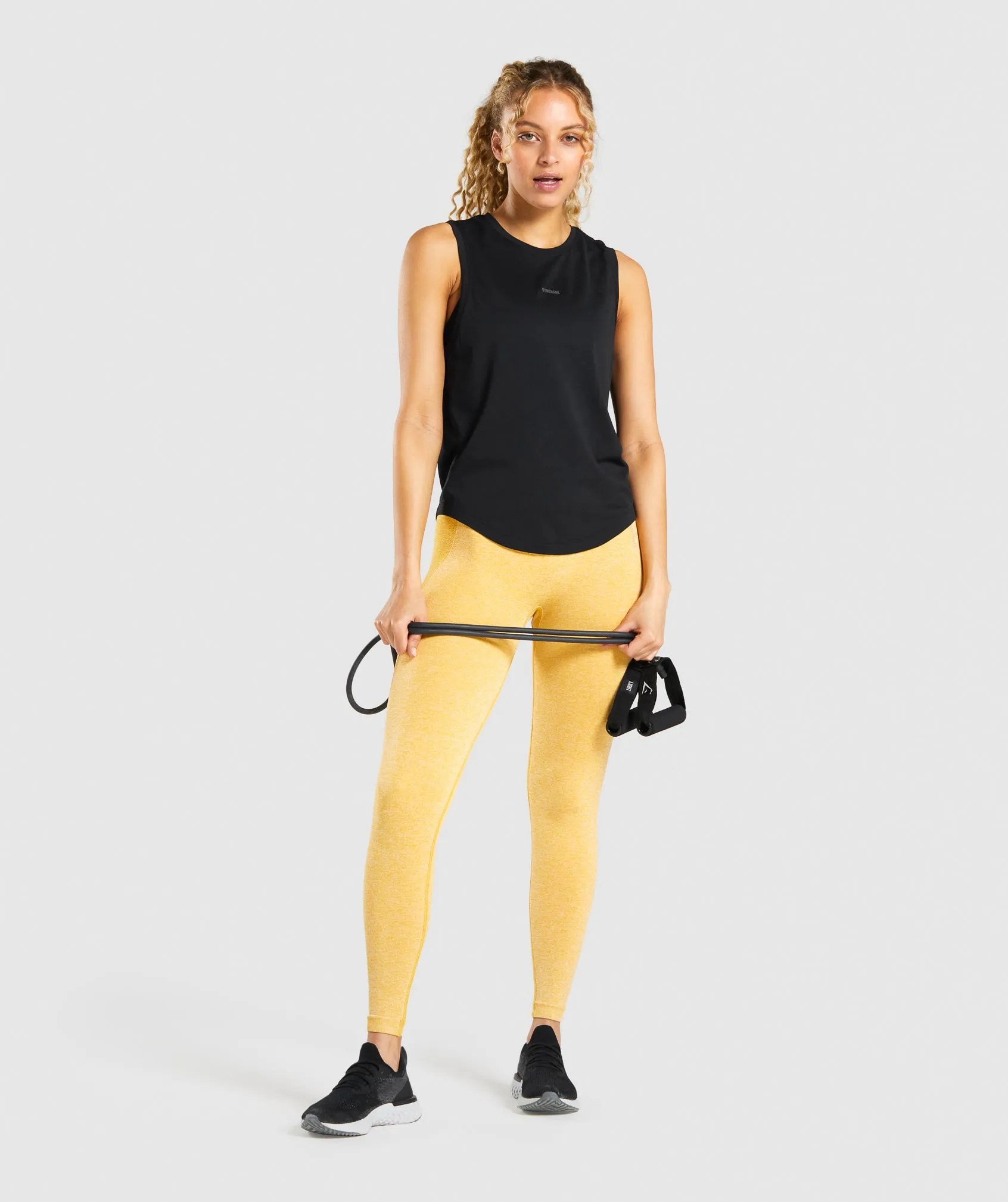 Gymshark Flex Tank - Black/Charcoal sold by Gymshark product image thumbnail 4