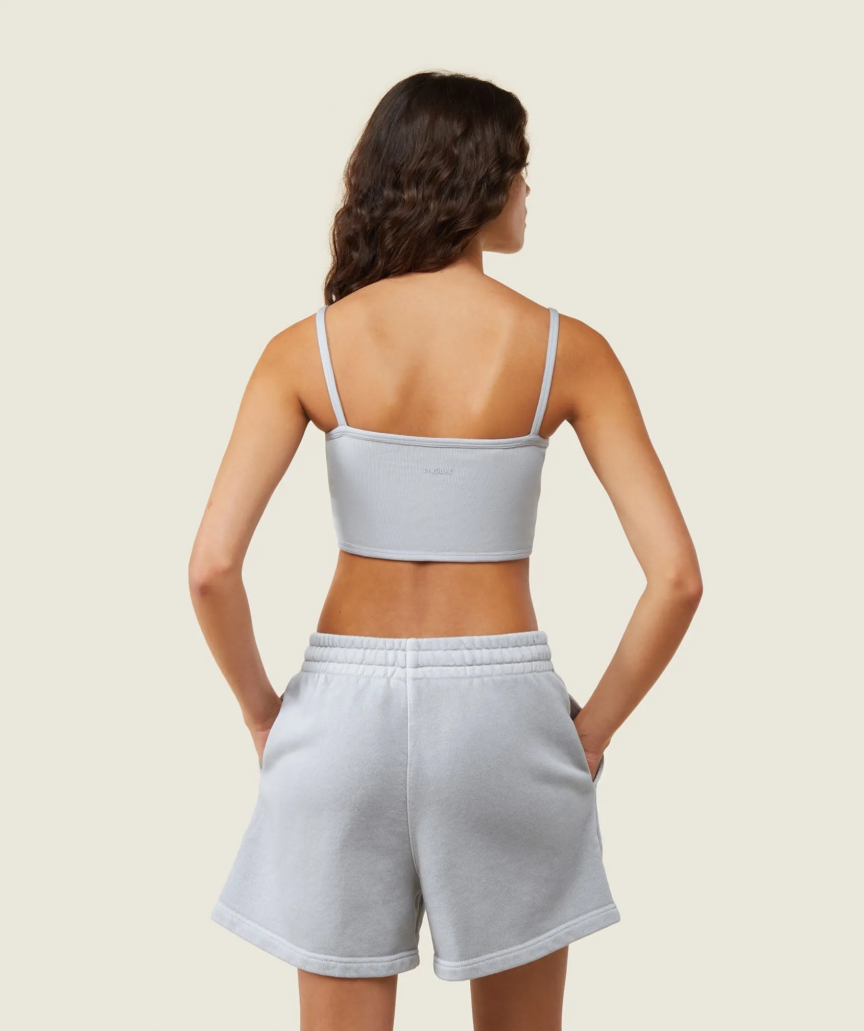 Gymshark everywear Ribbed Bandeau Bra - Ice Grey sold by Gymshark product image thumbnail 5