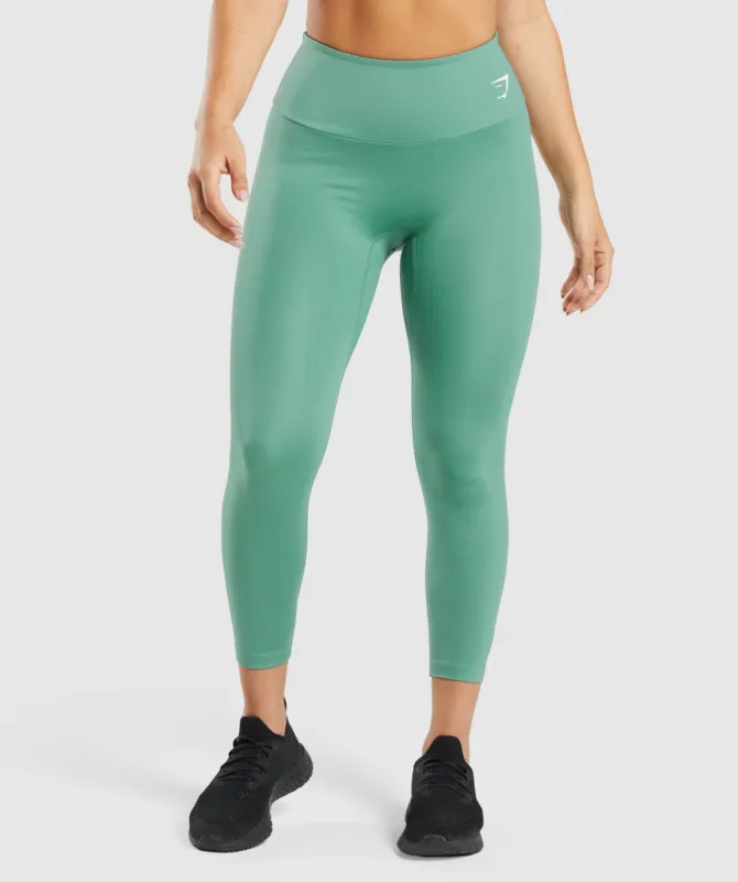 Gymshark Training 7/8 Leggings - Alpine Green sold by Gymshark