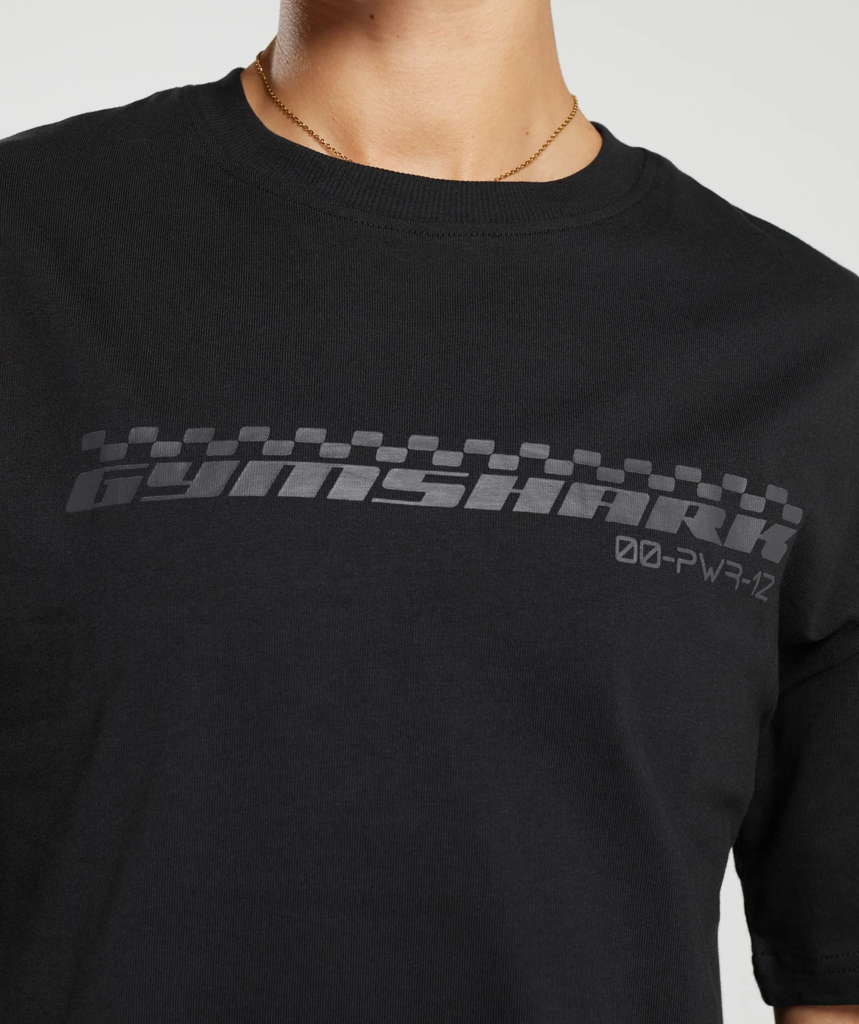 Gymshark Motorcross Oversized T-Shirt - Black sold by Gymshark product image thumbnail 5
