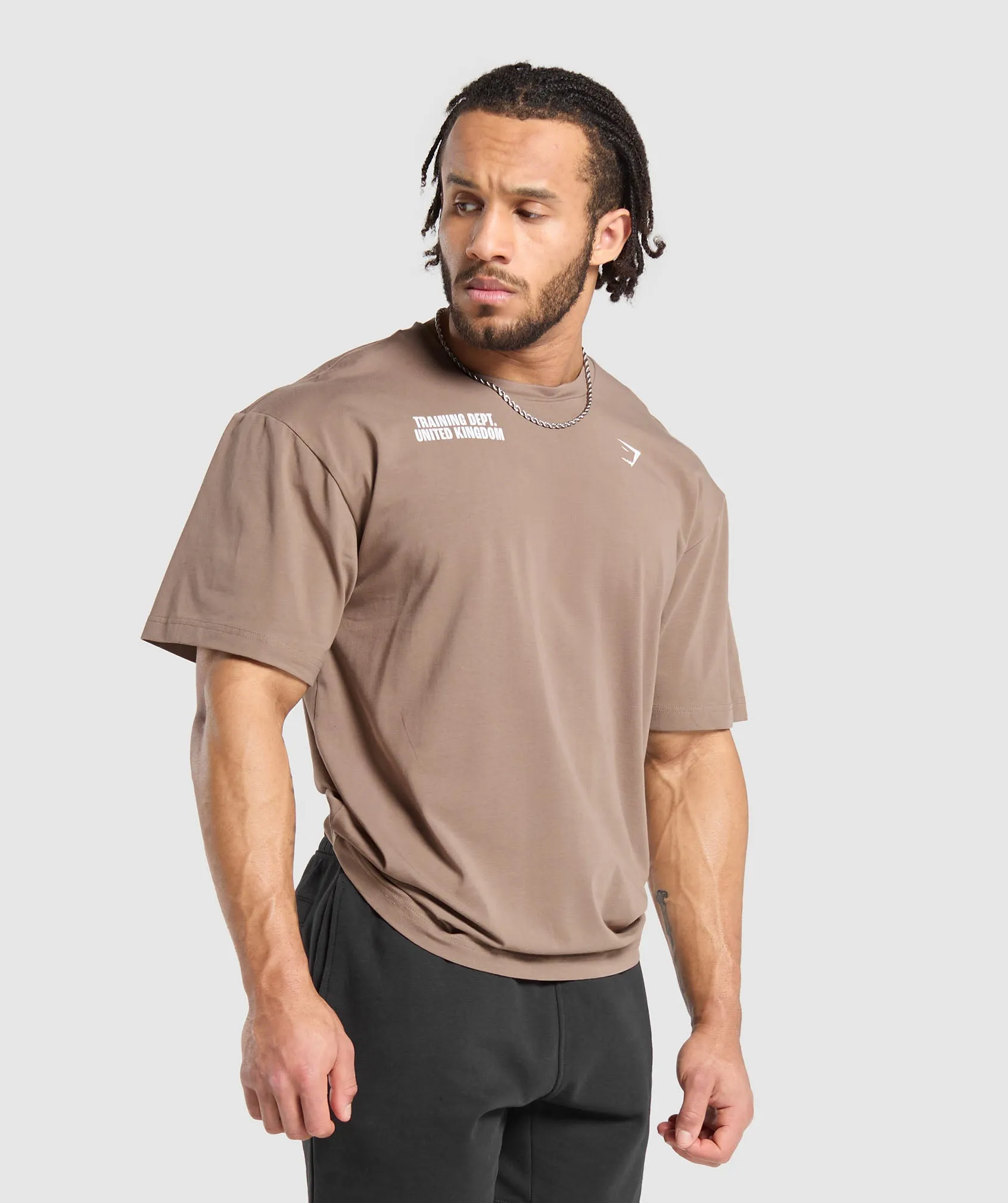 Gymshark Training Dept. UK T-Shirt - Mocha Mauve sold by Gymshark product image thumbnail 3