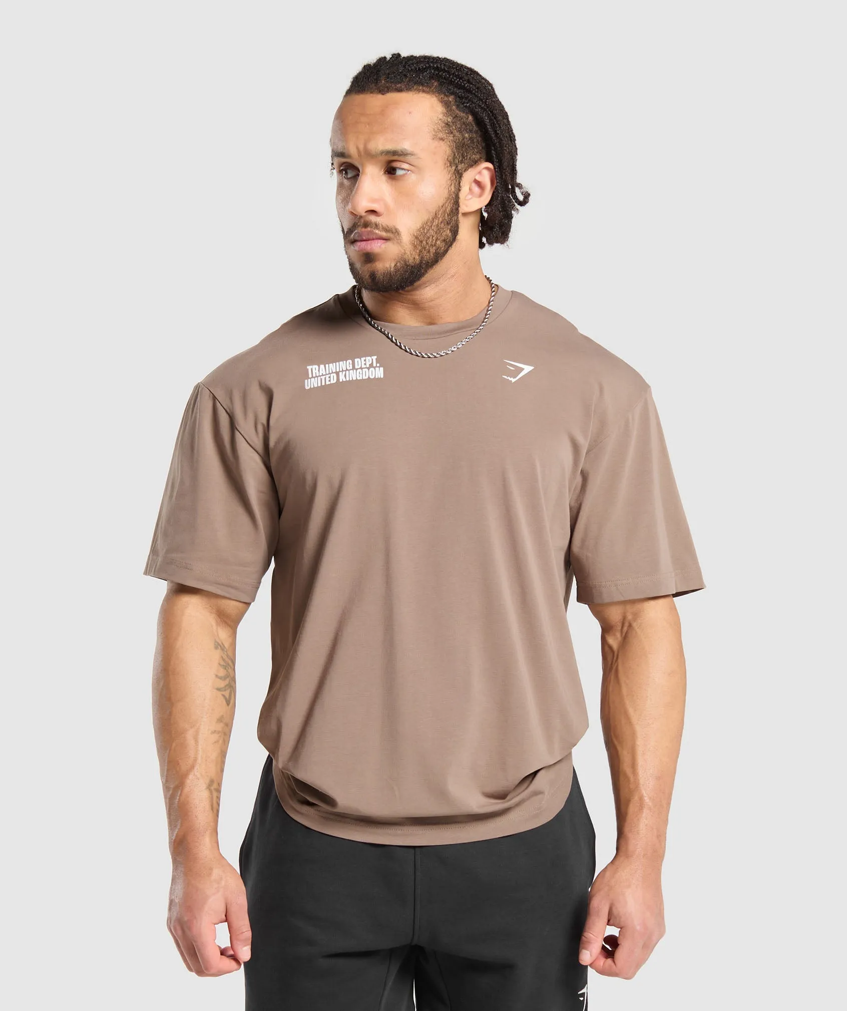 Gymshark Training Dept. UK T-Shirt - Mocha Mauve sold by Gymshark product image thumbnail 2