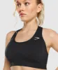 Gymshark Vital Seamless 2.0 Sports Bra - Black Marl sold by Gymshark